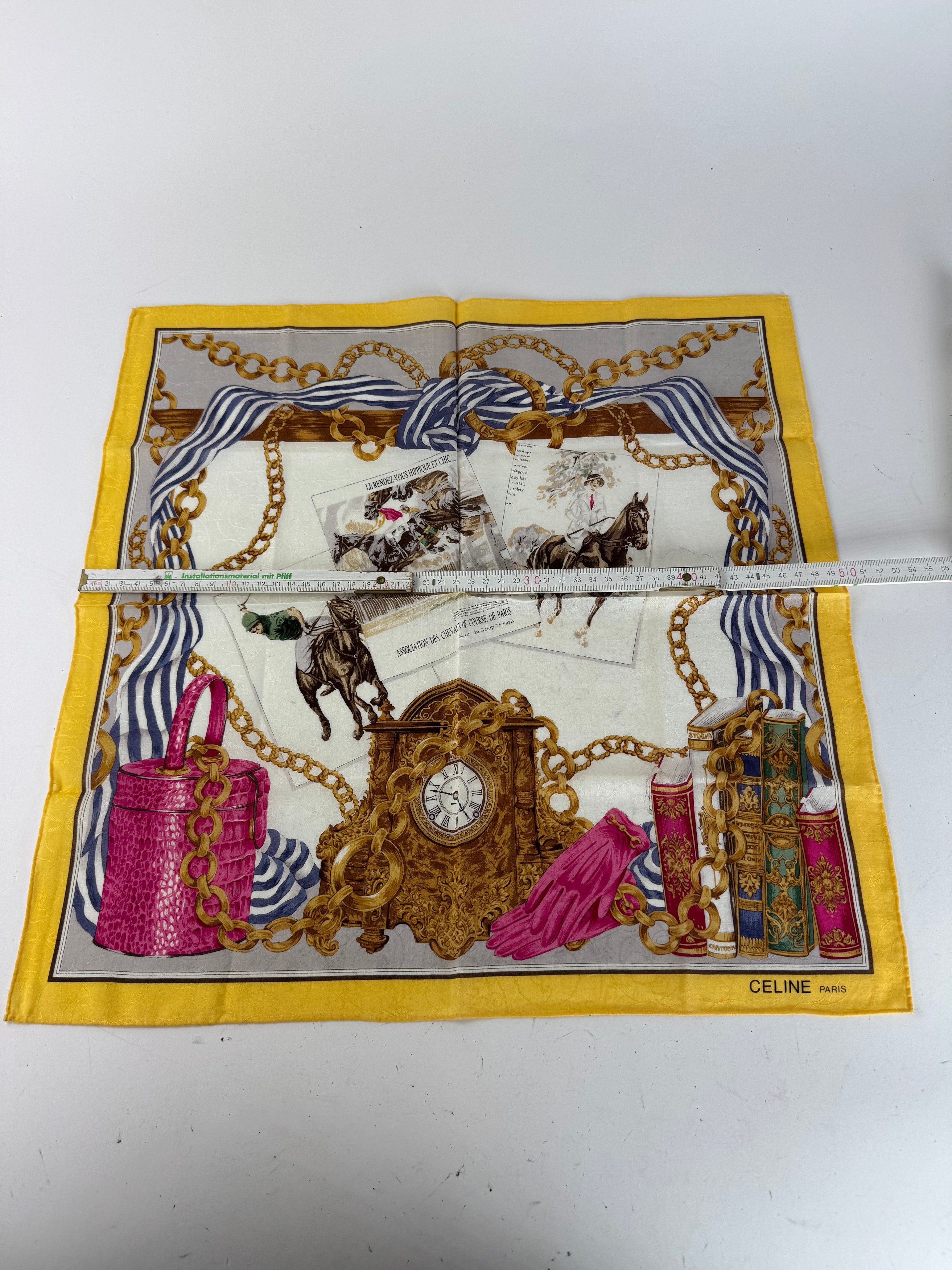 Celine Vintage Barock Scarf Size ONE SIZE - 7 Thumbnail