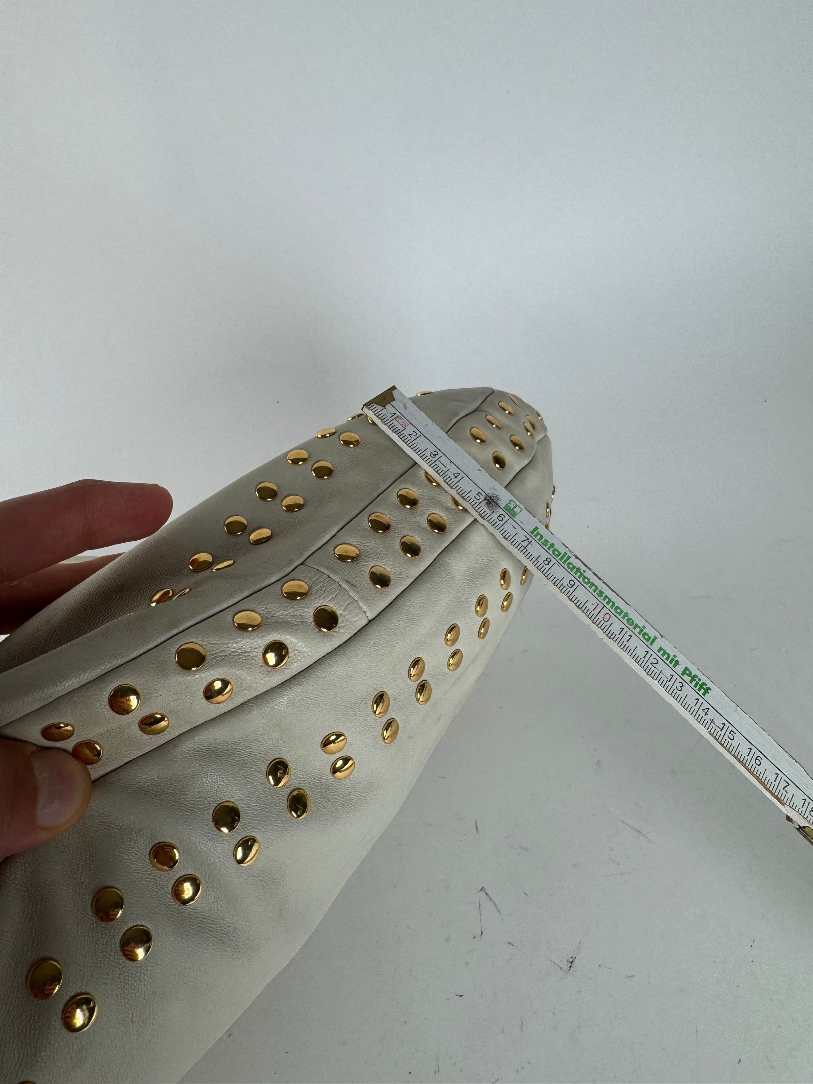 Marni Vintage Suede Studded 2Way Bag white Size ONE SIZE - 14 Thumbnail