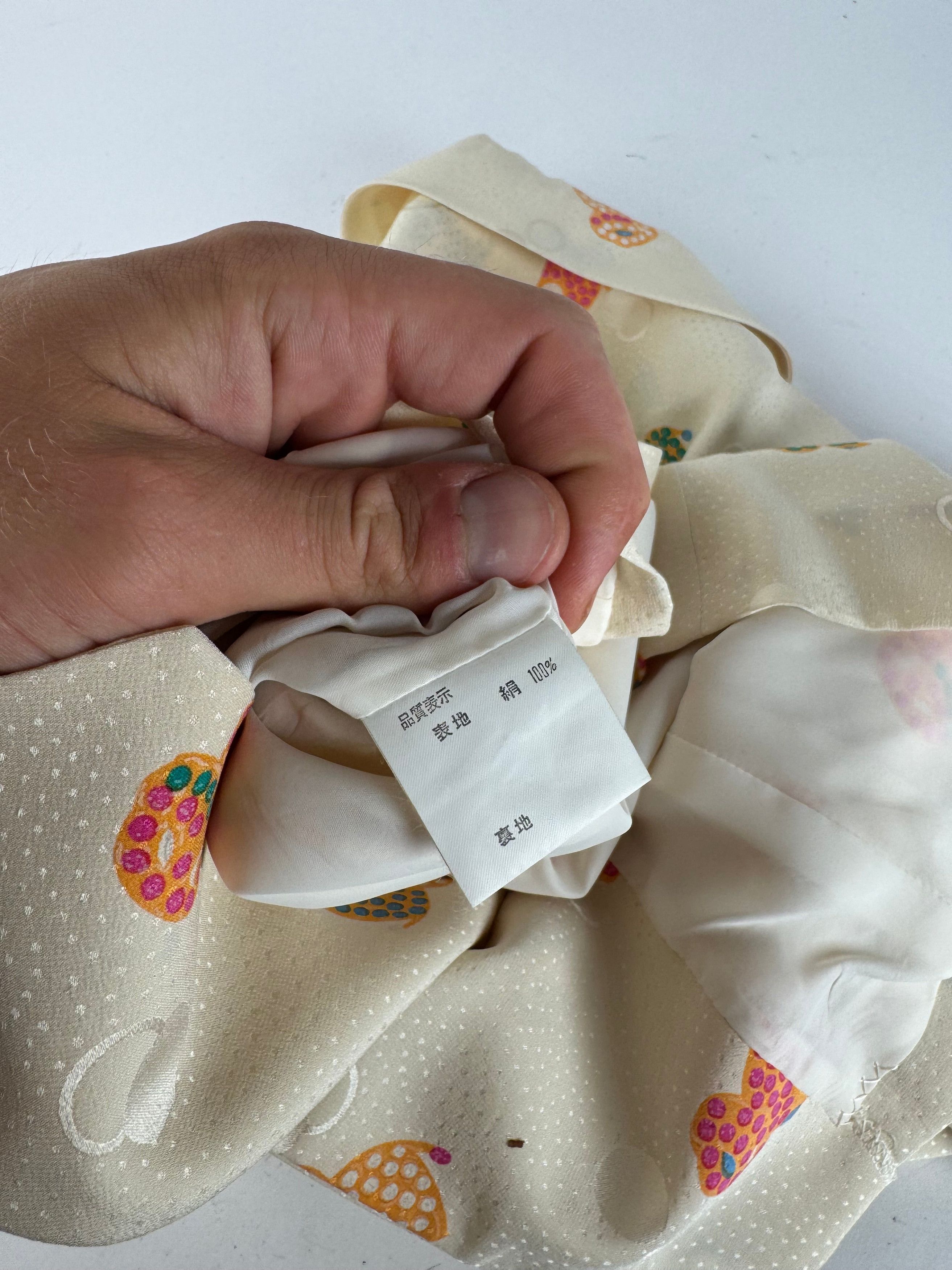 Balenciaga Vintage Silk Twin Set Beige Size M / US 6-8 / IT 42-44 - 9 Thumbnail