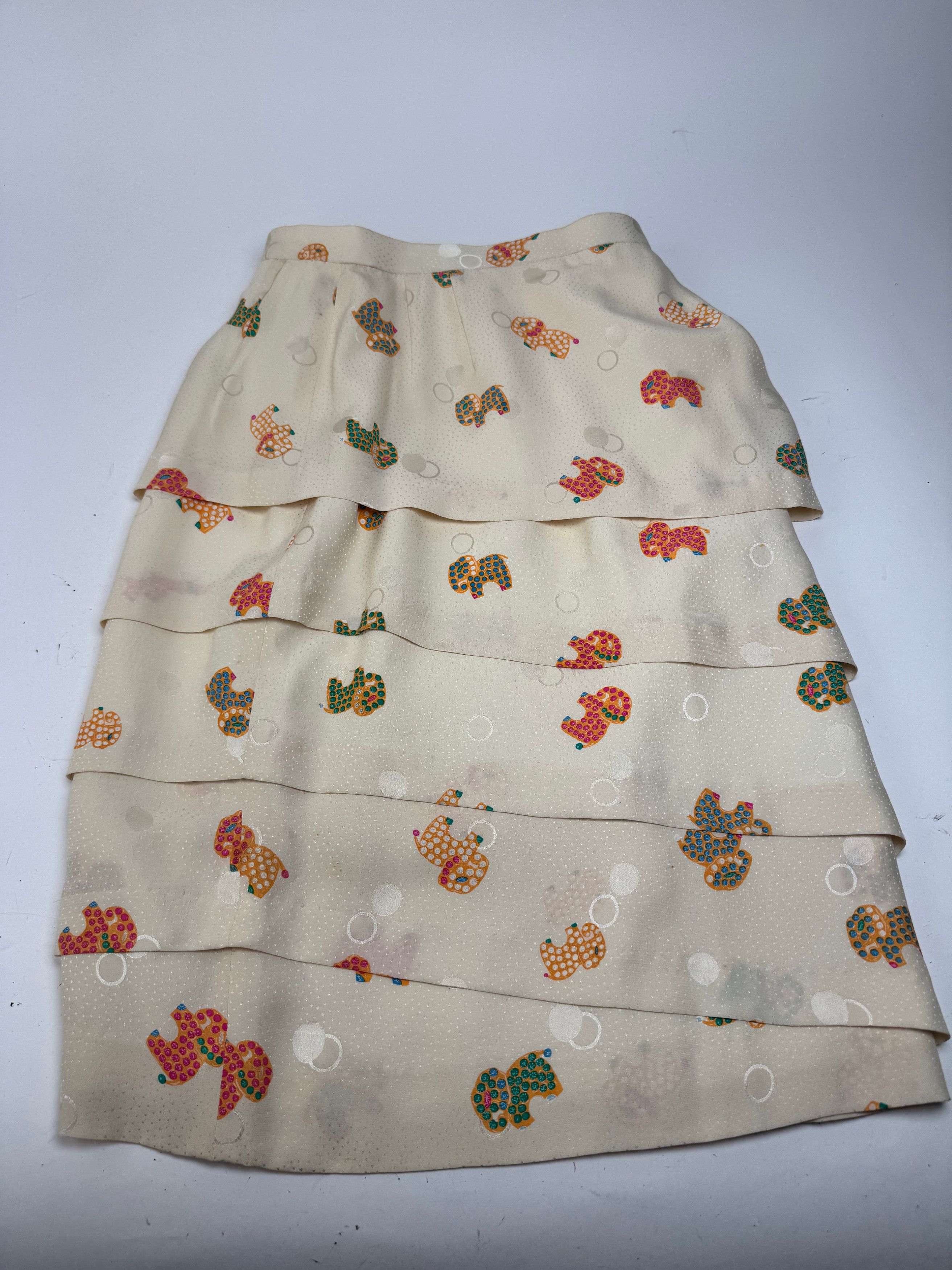 Balenciaga Vintage Silk Twin Set Beige Size M / US 6-8 / IT 42-44 - 11 Thumbnail