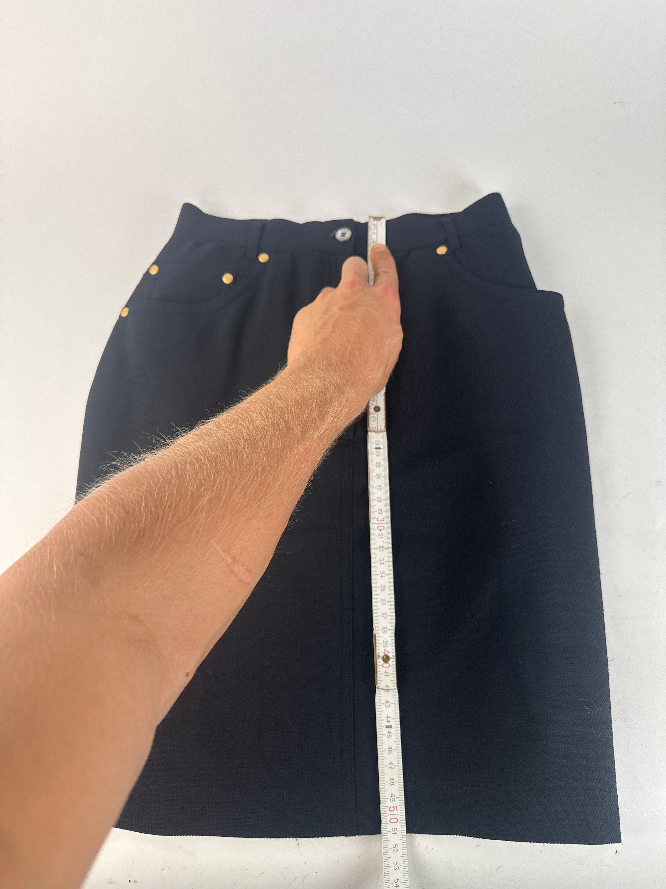 Dior Vintage Skirt Black M Size 27" / US 4 / IT 40 - 7 Thumbnail