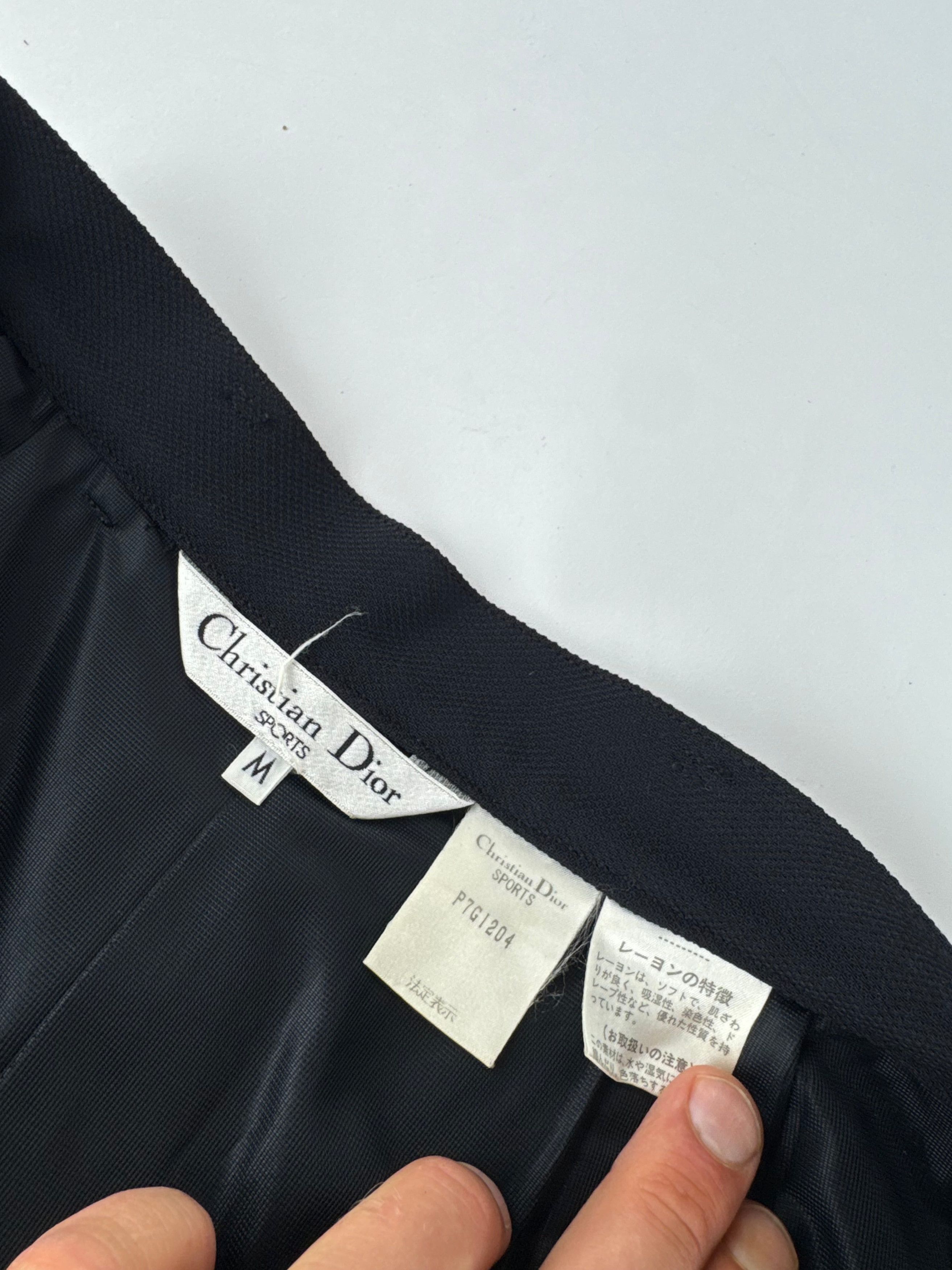 Dior Vintage Skirt Black M Size 27" / US 4 / IT 40 - 13 Thumbnail