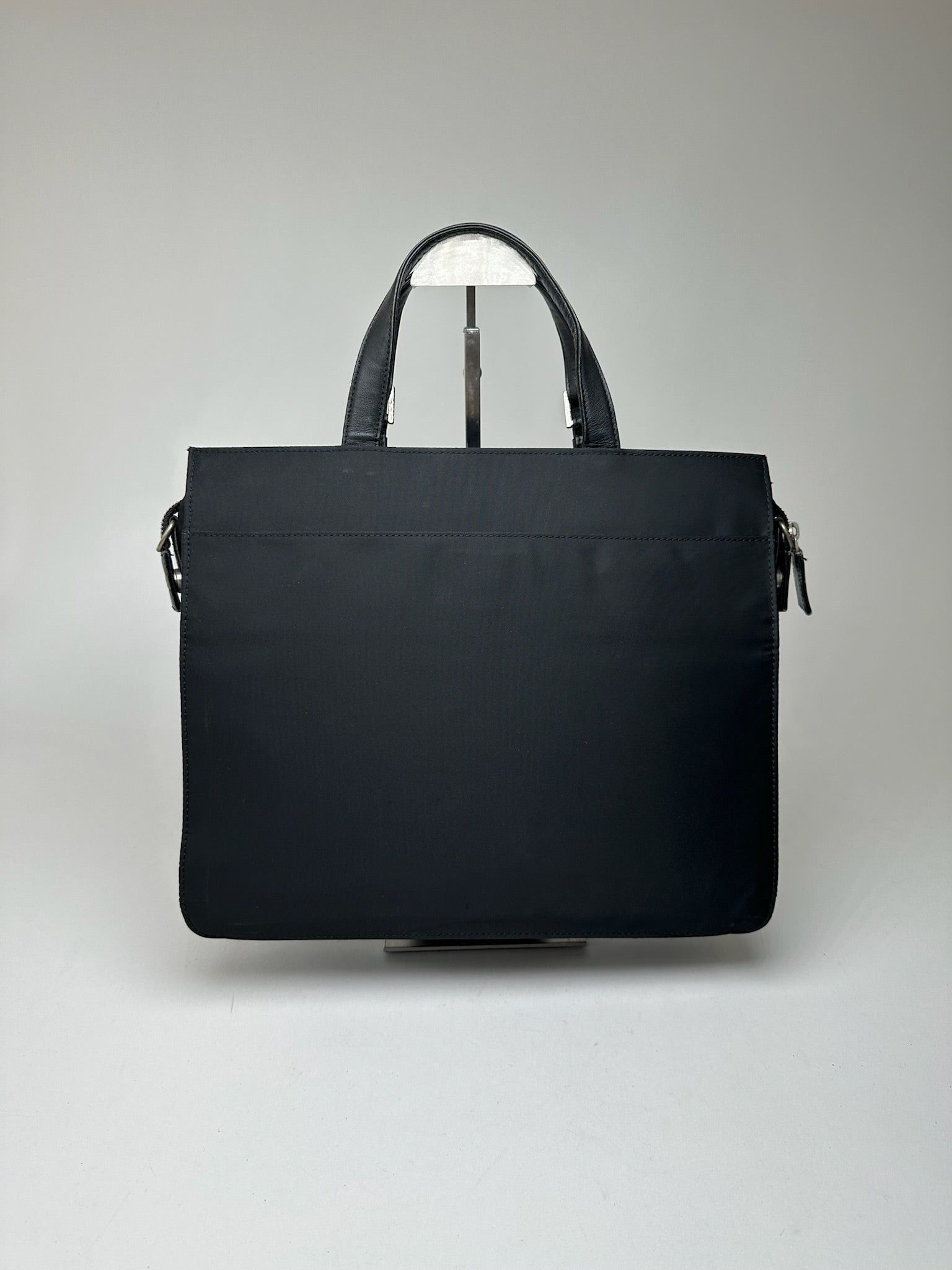 Yohji Yamamoto Vintage Leather Handbag black Size ONE SIZE - 3 Thumbnail