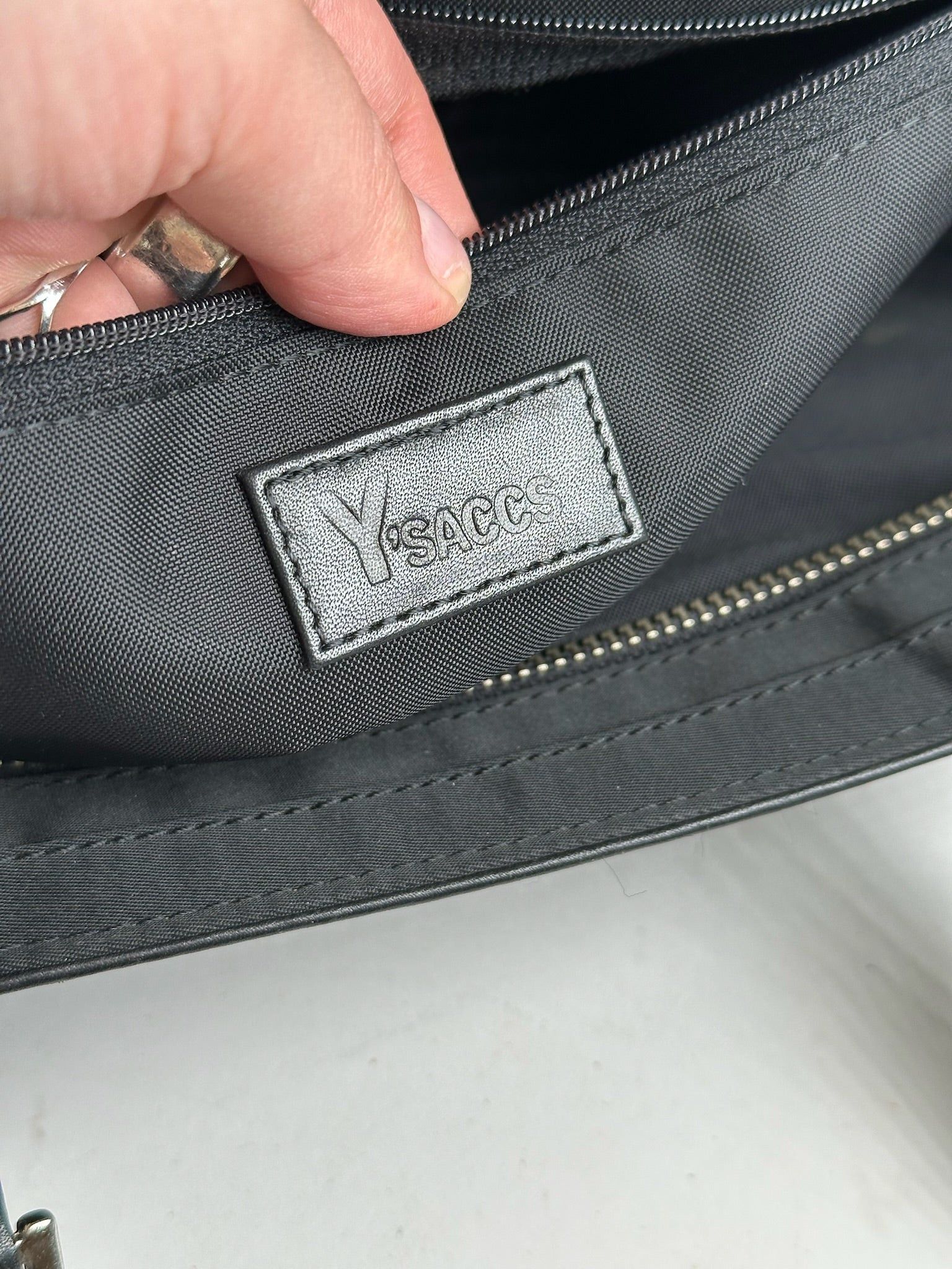 Yohji Yamamoto Vintage Leather Handbag black Size ONE SIZE - 5 Thumbnail
