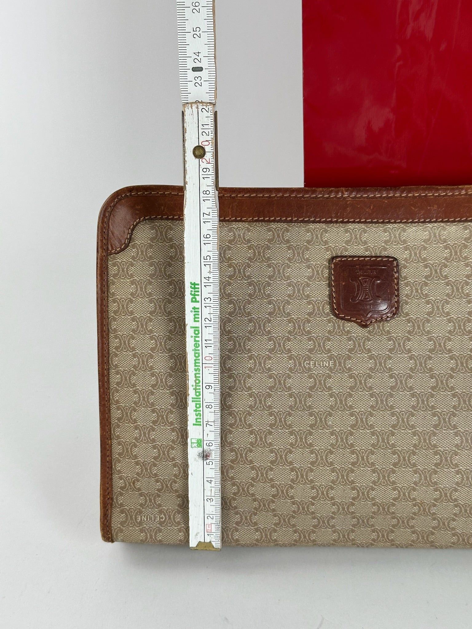 Celine Vintage Paris leather clutch beige Size ONE SIZE - 10 Thumbnail