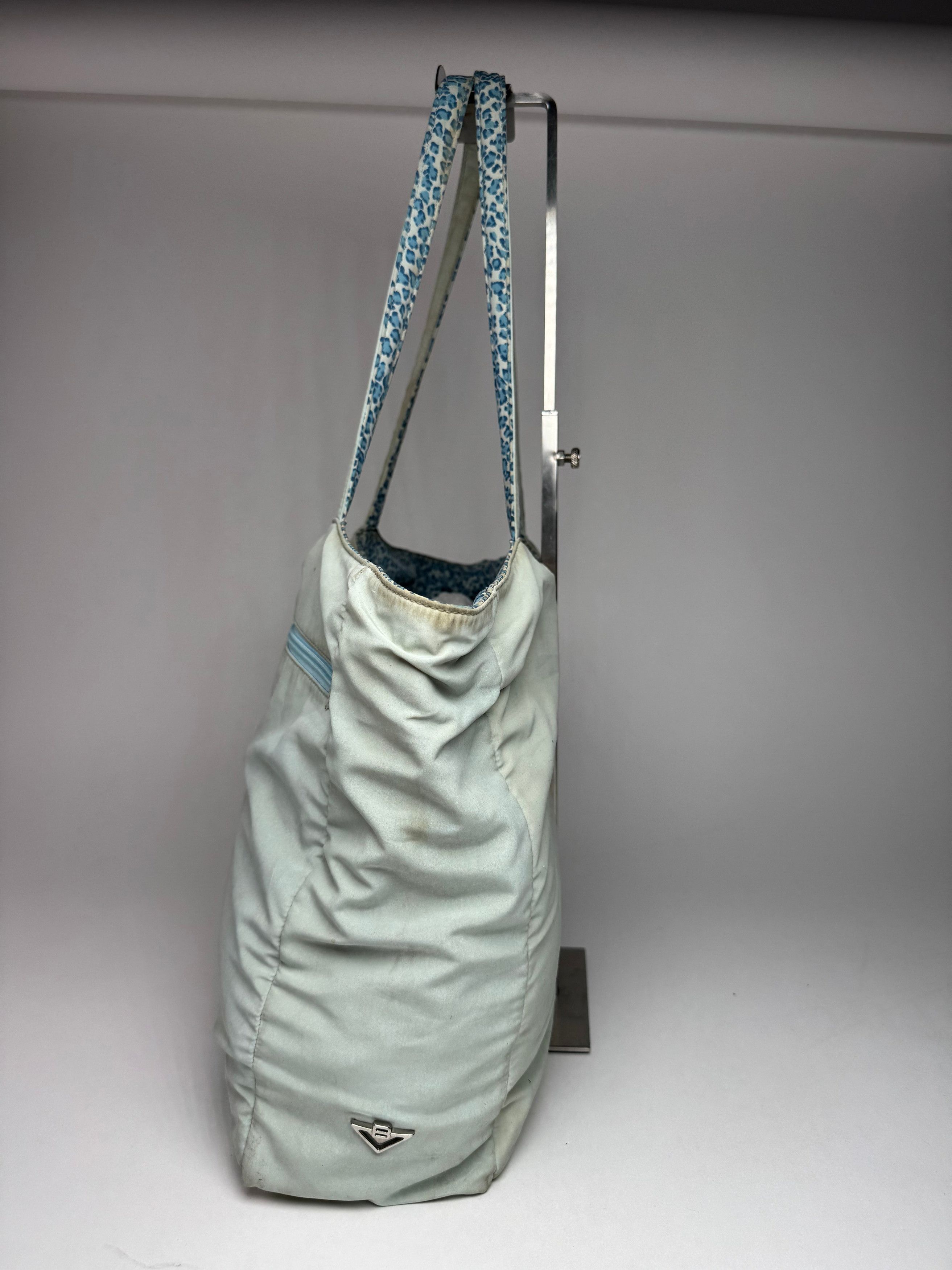 Bottega Veneta Vintage Reversible Shopper Leopard Blue Size ONE SIZE - 10 Thumbnail