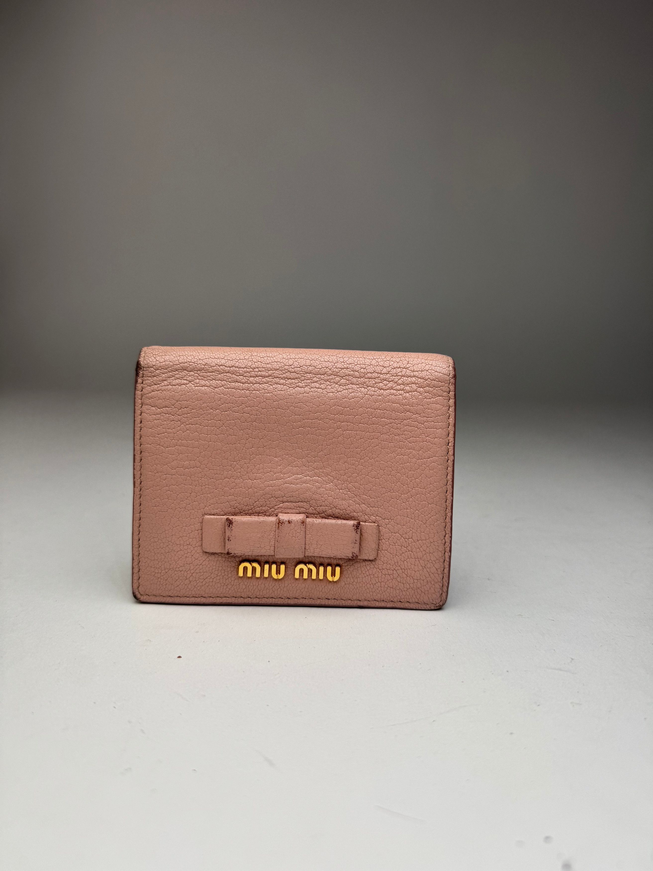 Miu Miu Vintage Leather wallet pink Size ONE SIZE - 11 Thumbnail