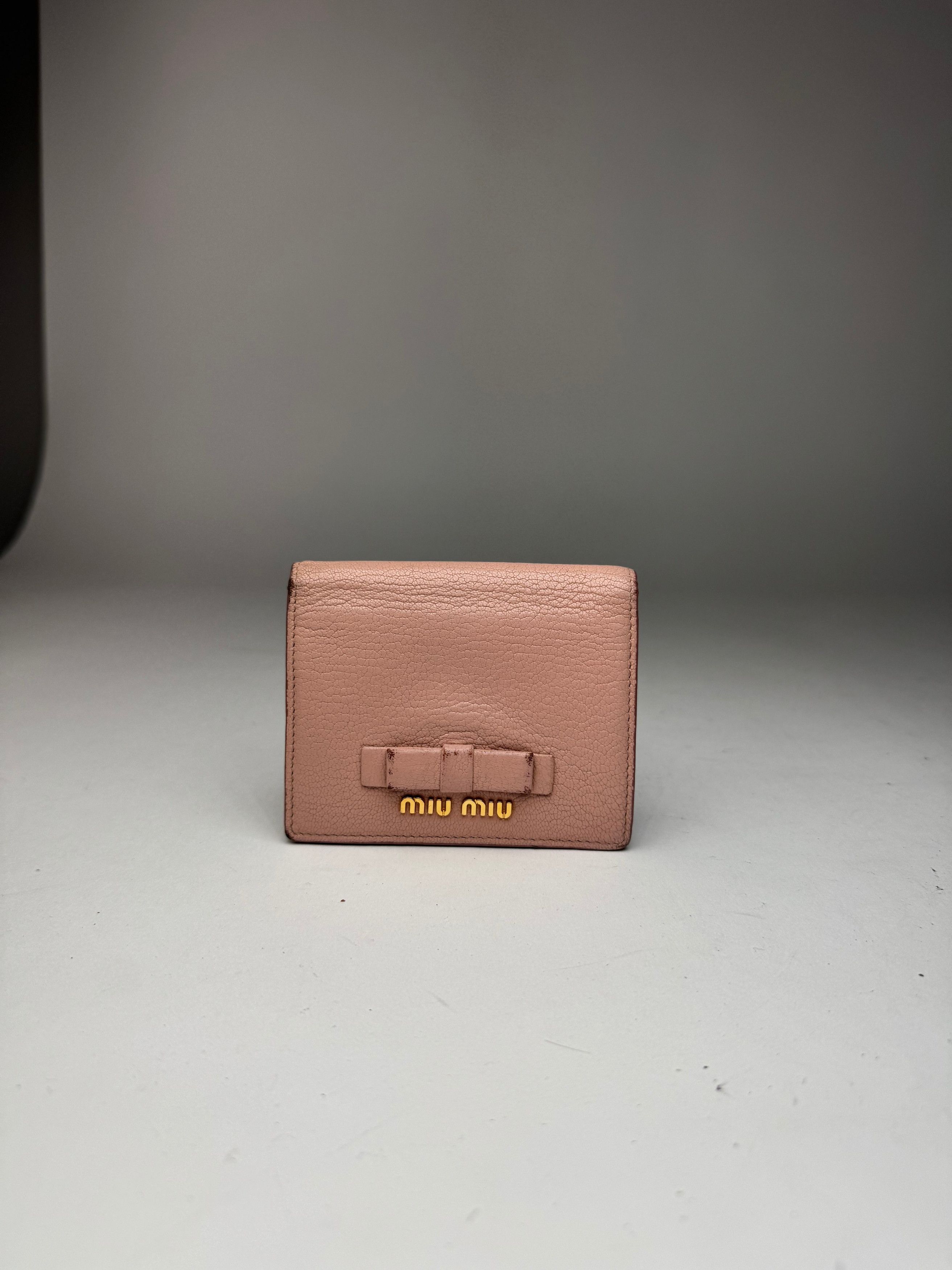 Miu Miu Vintage Leather wallet pink Size ONE SIZE - 3 Thumbnail