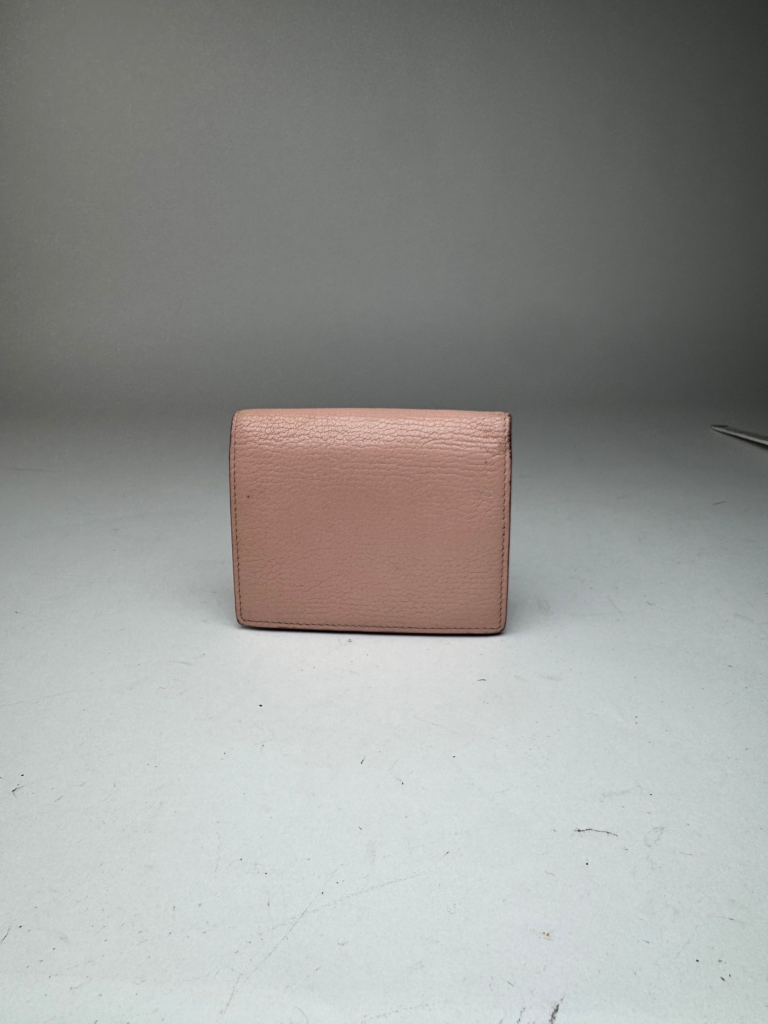 Miu Miu Vintage Leather wallet pink Size ONE SIZE - 12 Thumbnail