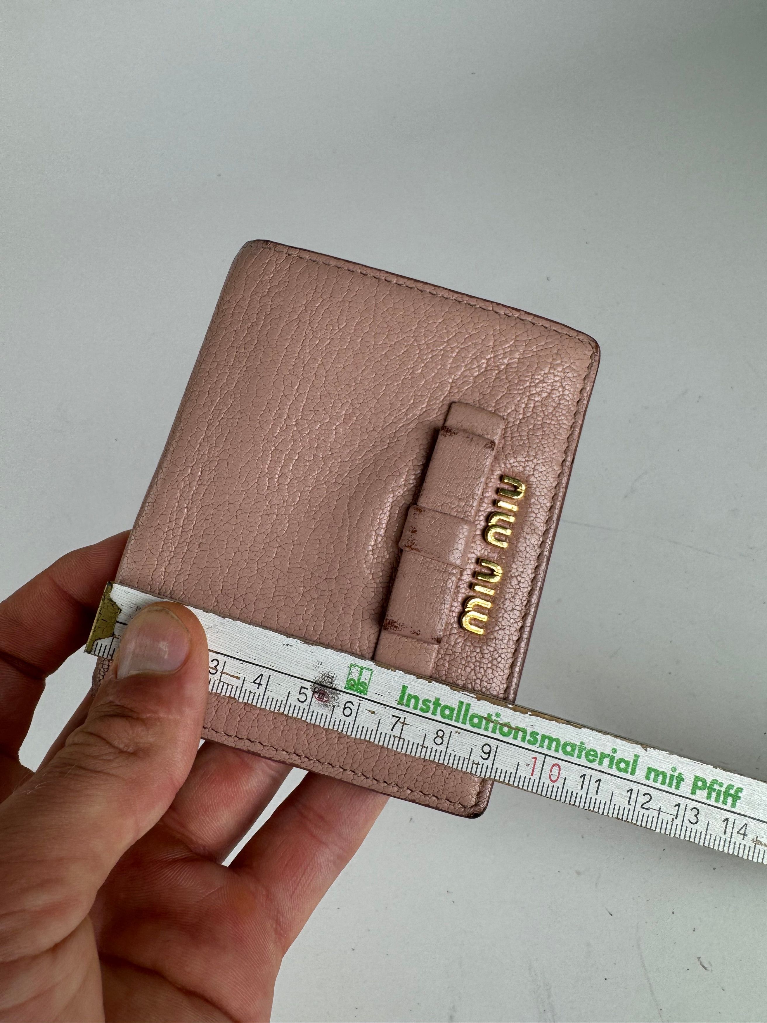 Miu Miu Vintage Leather wallet pink Size ONE SIZE - 10 Thumbnail