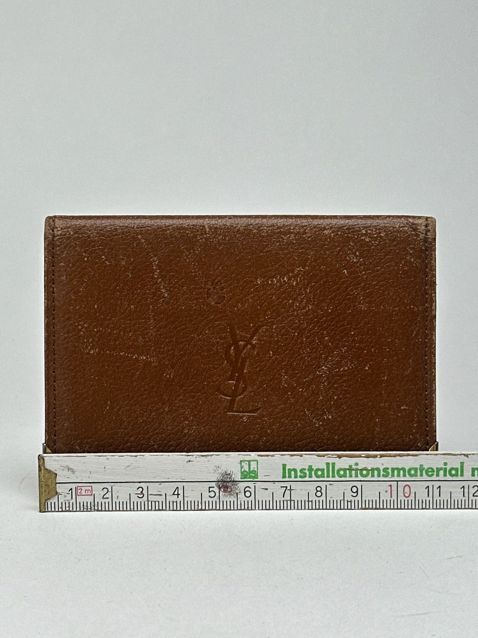 Other Vintage Yves Saint Laurent leather Card holder brown Size ONE SIZE - 9 Thumbnail