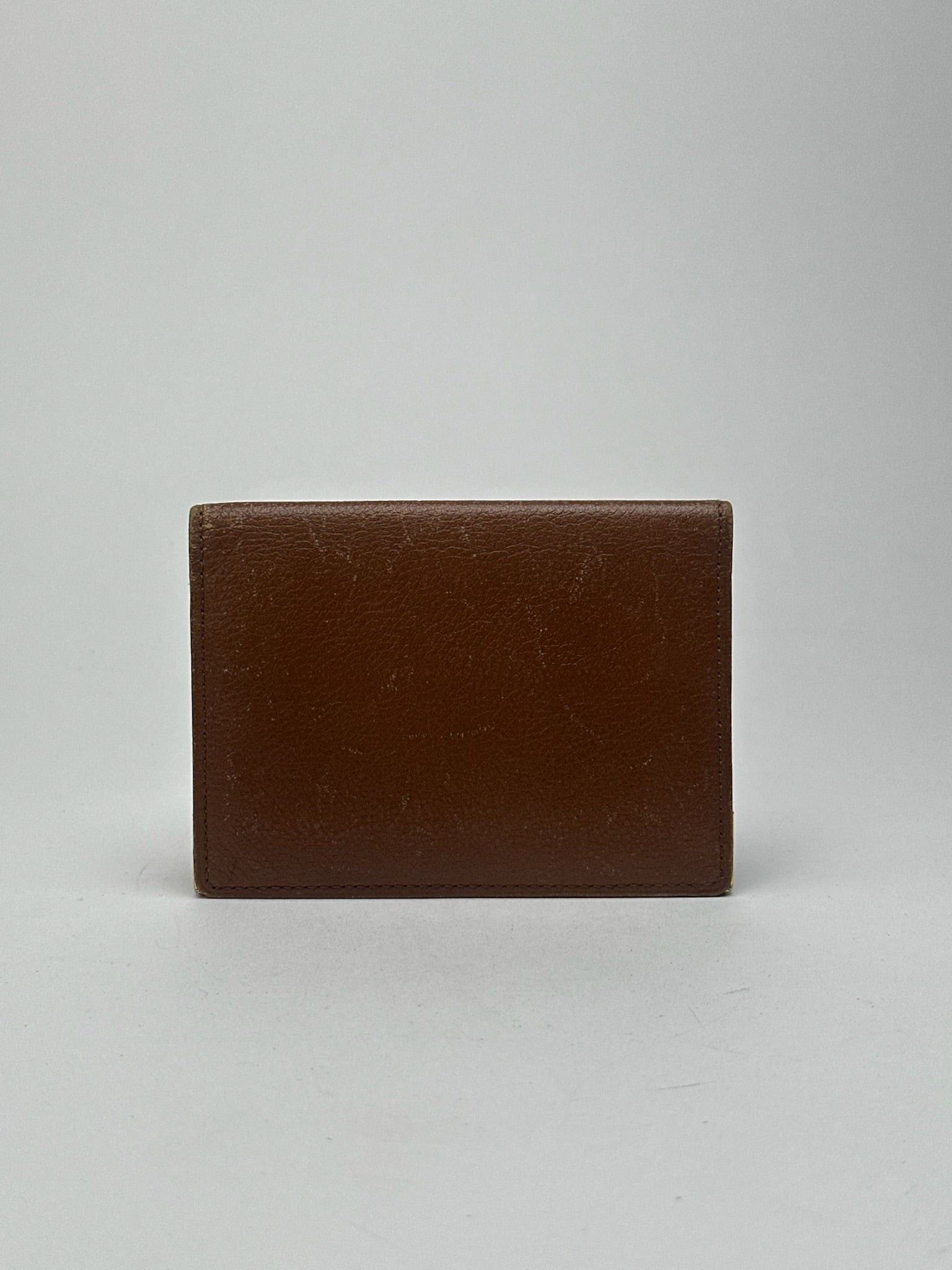Other Vintage Yves Saint Laurent leather Card holder brown Size ONE SIZE - 2 Thumbnail