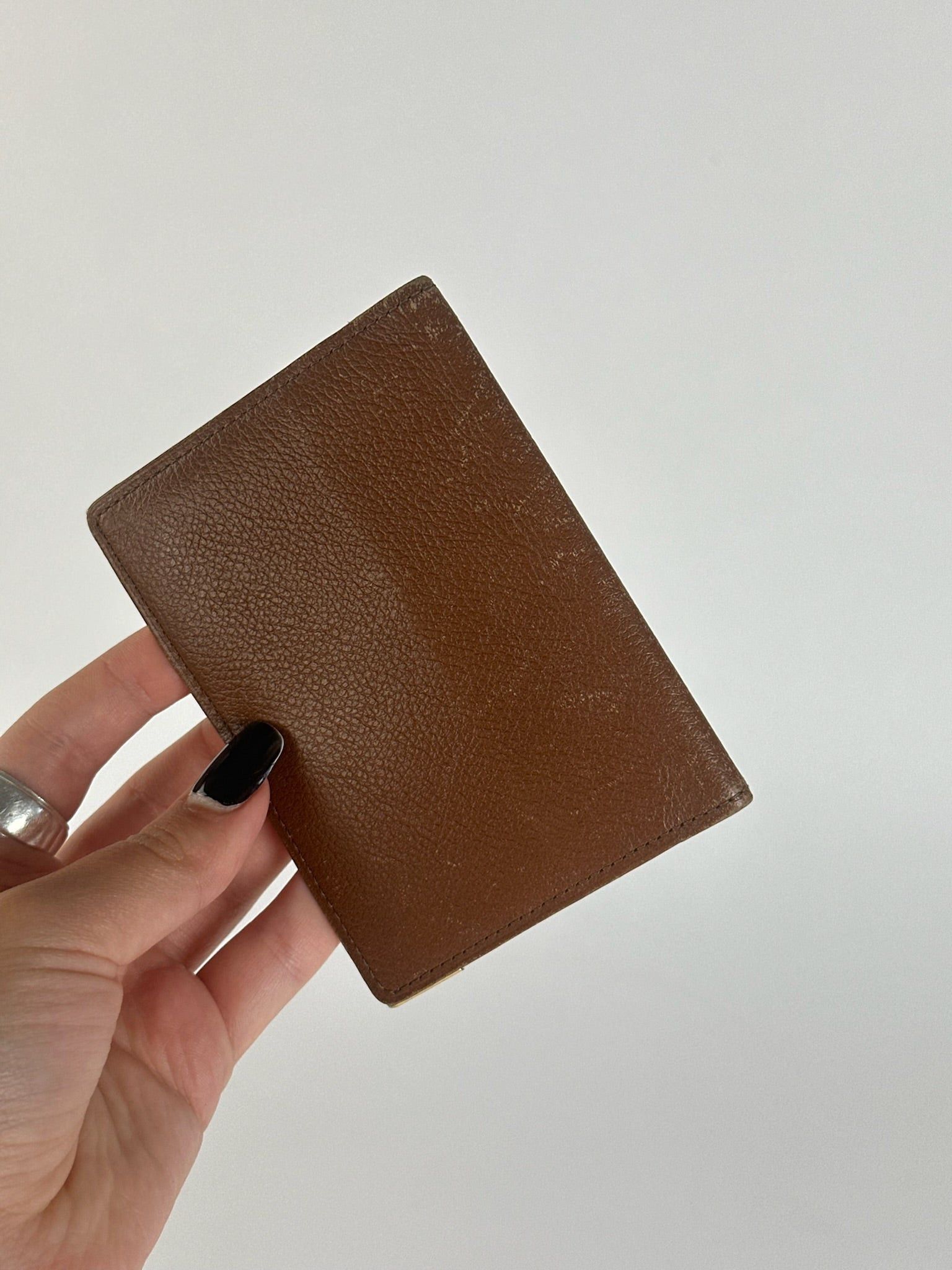 Other Vintage Yves Saint Laurent leather Card holder brown Size ONE SIZE - 7 Thumbnail