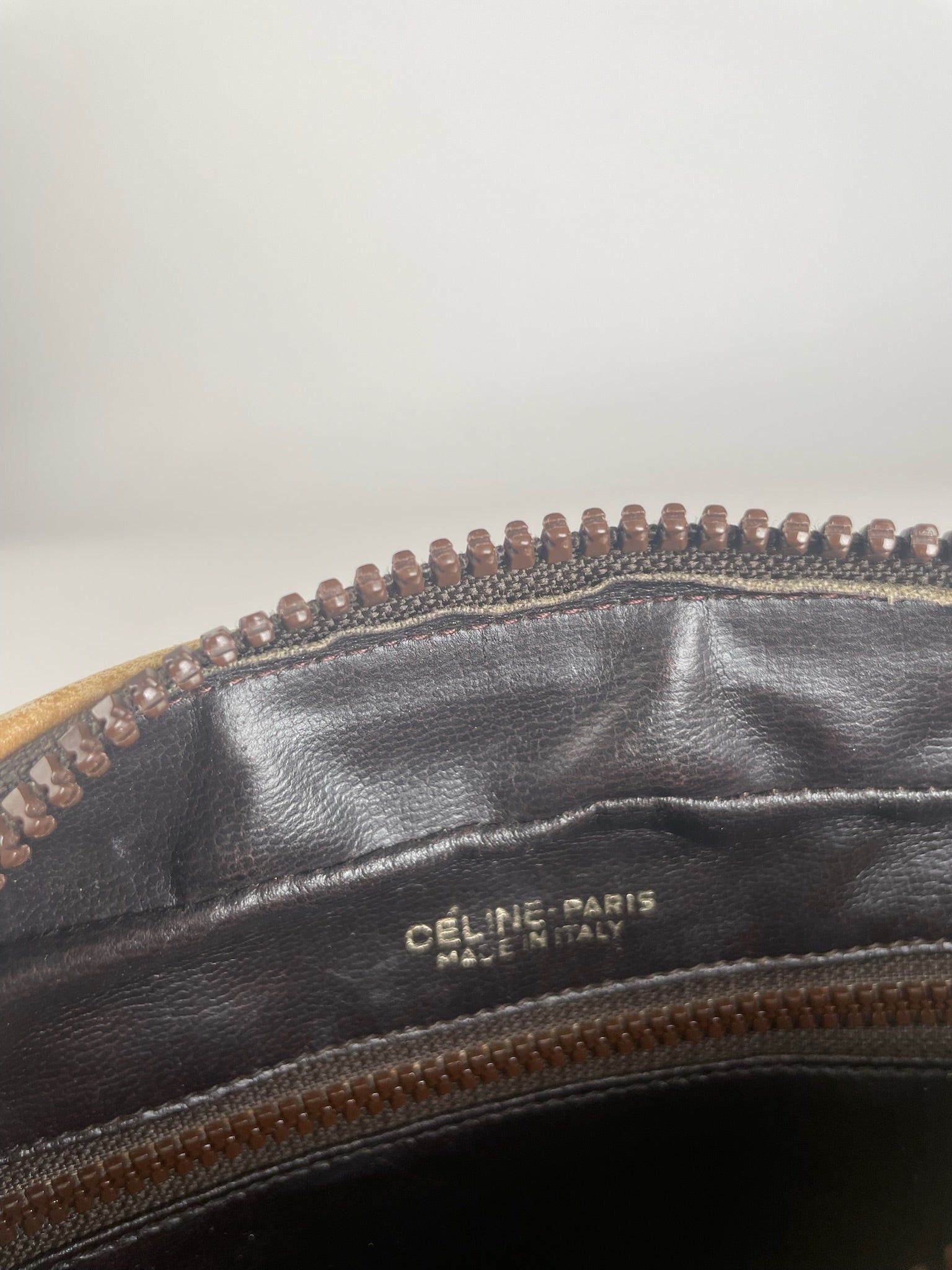 Celine Vintage Paris Triomphe Leather Monogram Bag Size ONE SIZE - 7 Thumbnail