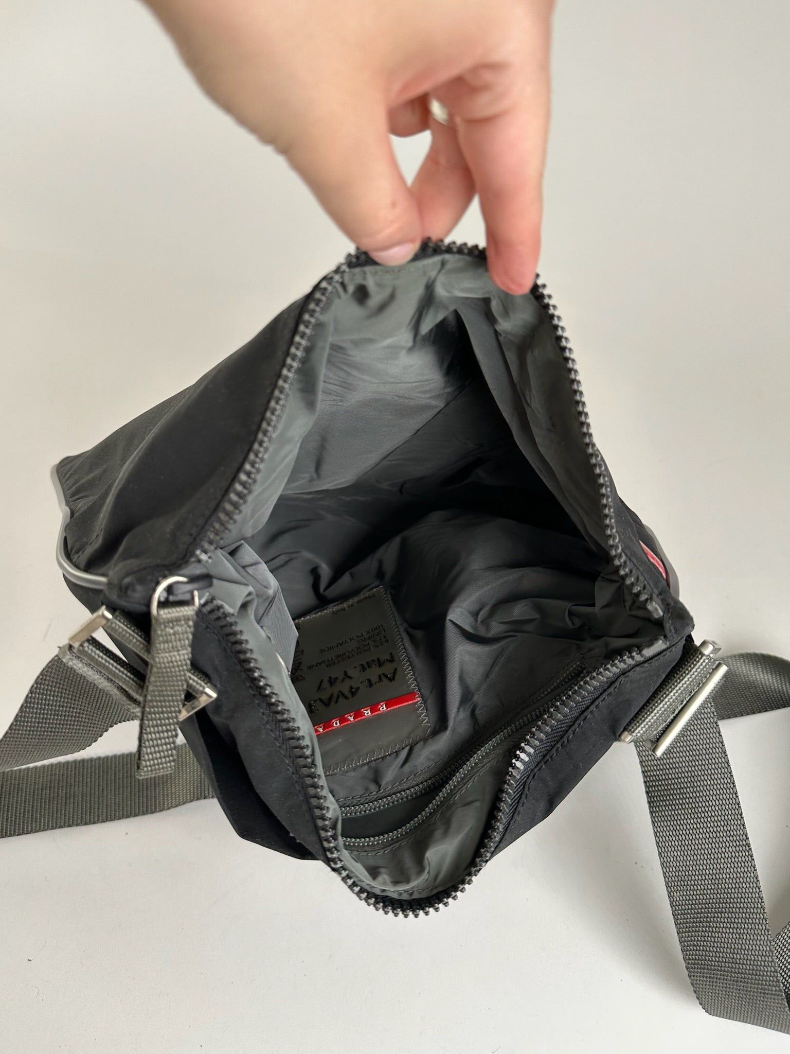Prada Vintage Sport Crossbody Bag Black Size ONE SIZE - 6 Thumbnail