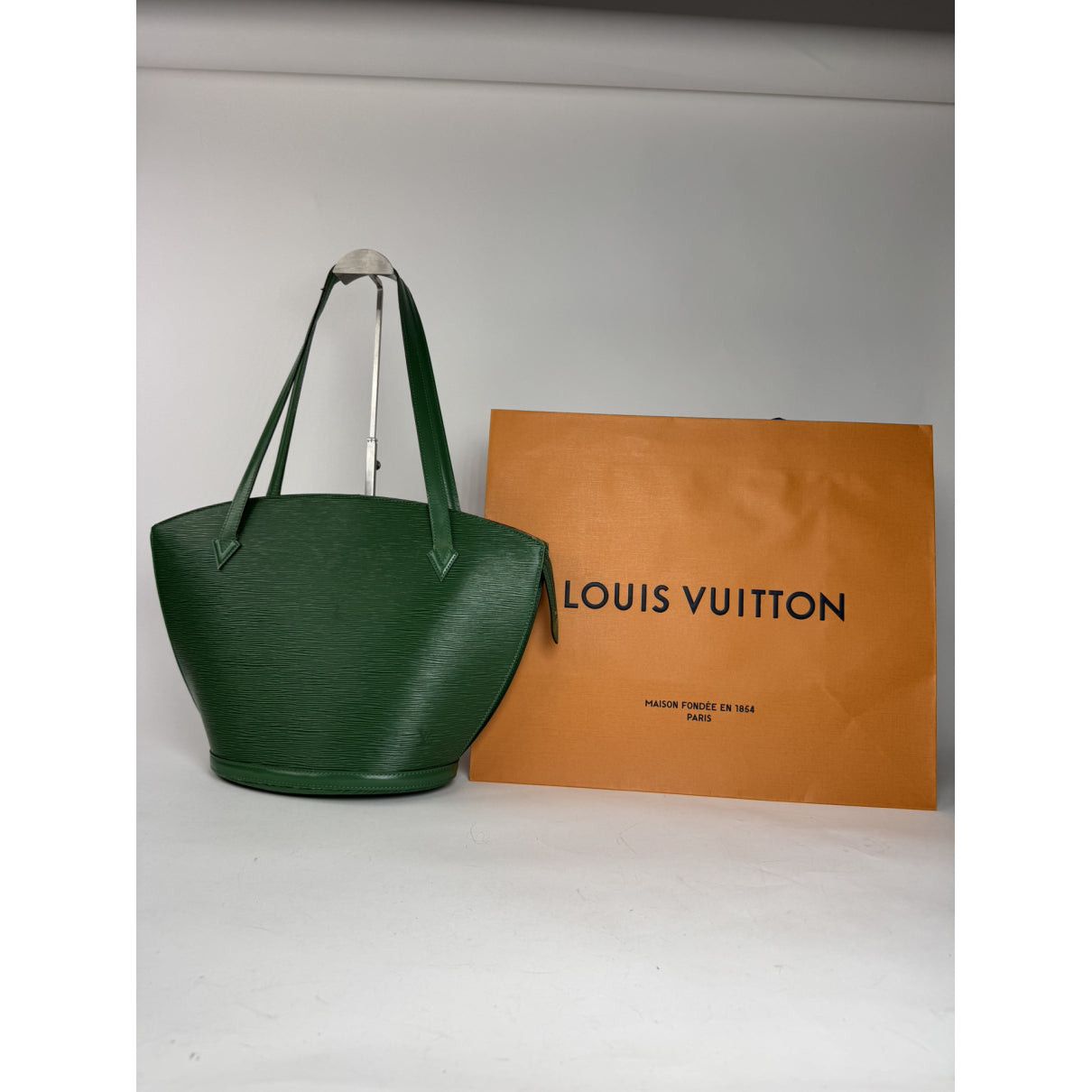 Louis Vuitton Saint Jacques Green Leather Handbag Size ONE SIZE - 2 Thumbnail