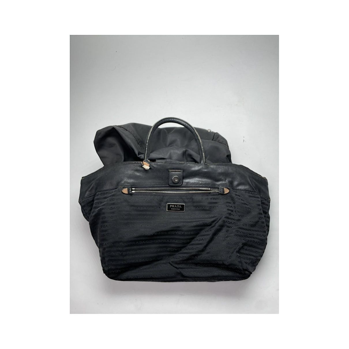Prada Re-Edition 2005 Zip Black Polyester Handbag Size ONE SIZE - 2 Thumbnail