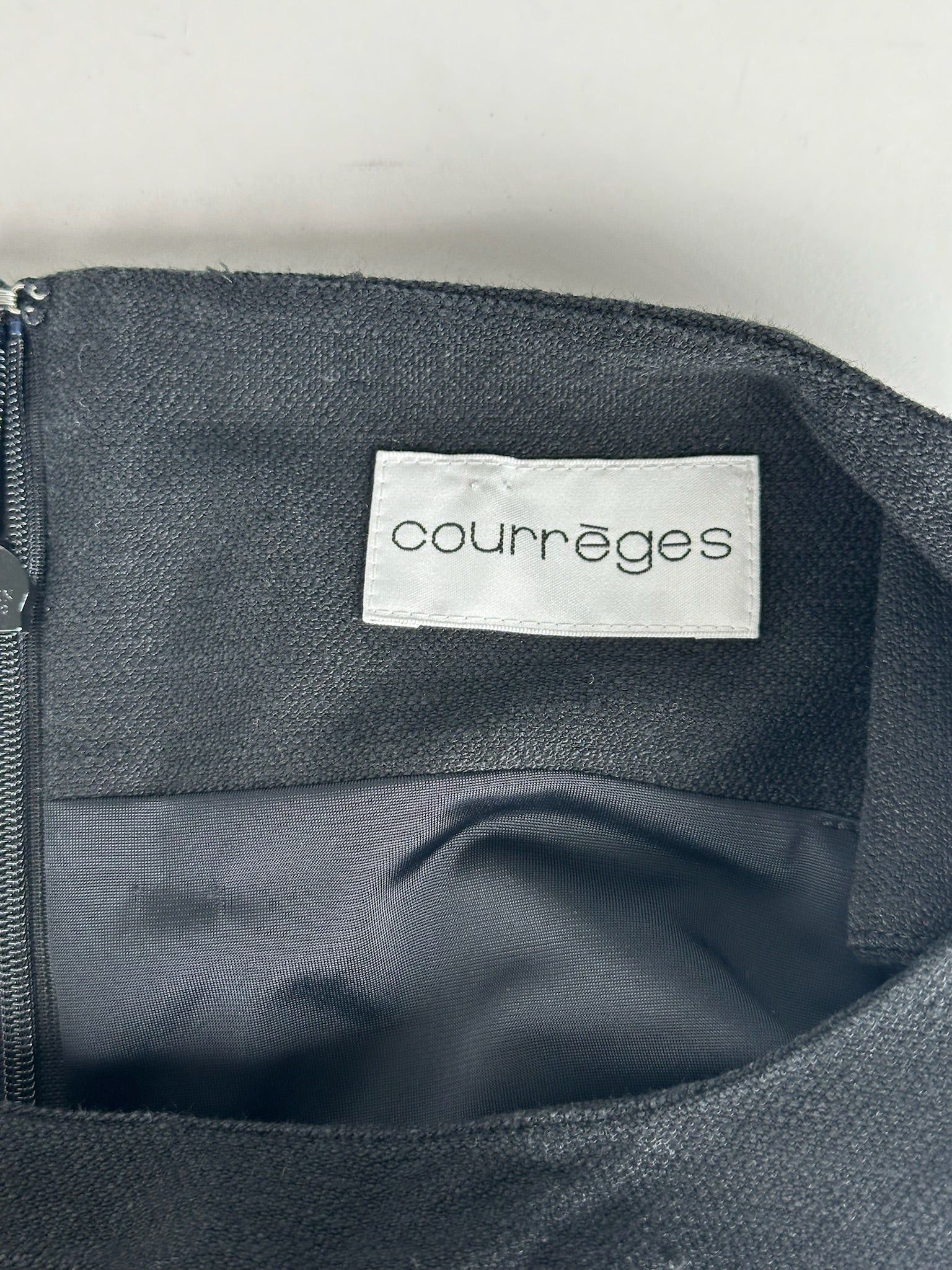 Courreges Vintage Dress black Size M / US 6-8 / IT 42-44 - 6 Thumbnail