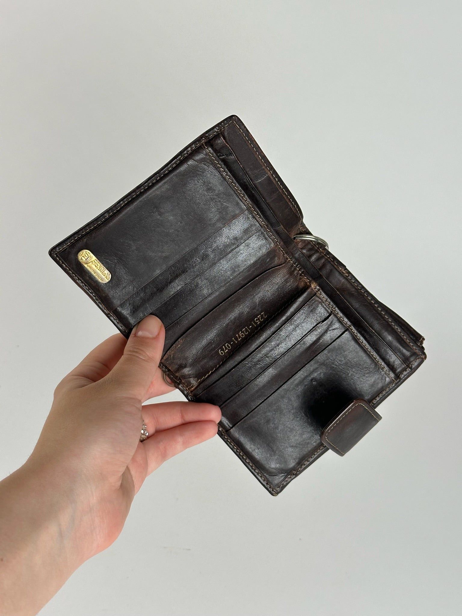 Fendi Vintage Roma Monogramm Wallet Brown Size ONE SIZE - 10 Thumbnail