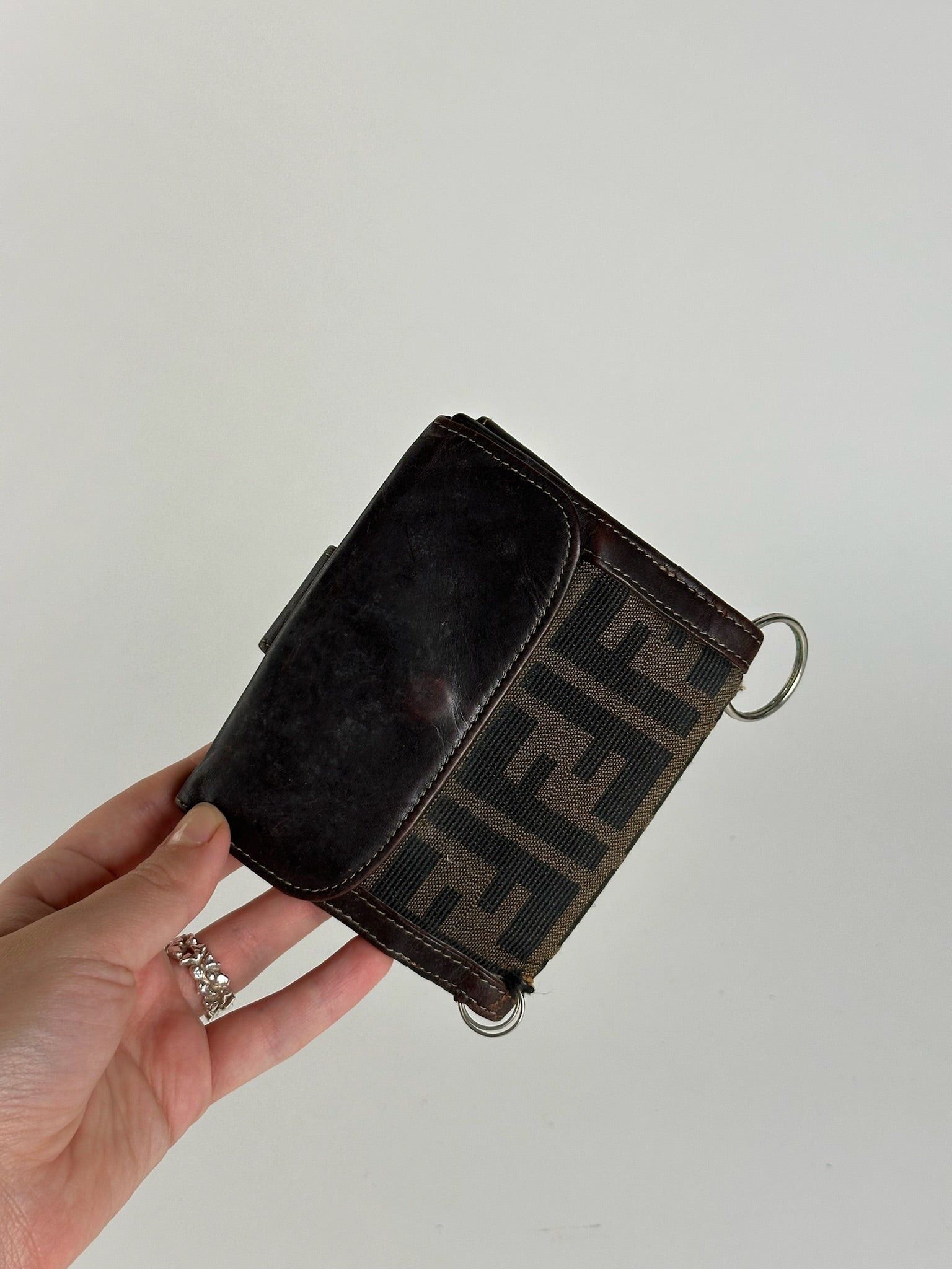 Fendi Vintage Roma Monogramm Wallet Brown Size ONE SIZE - 11 Thumbnail