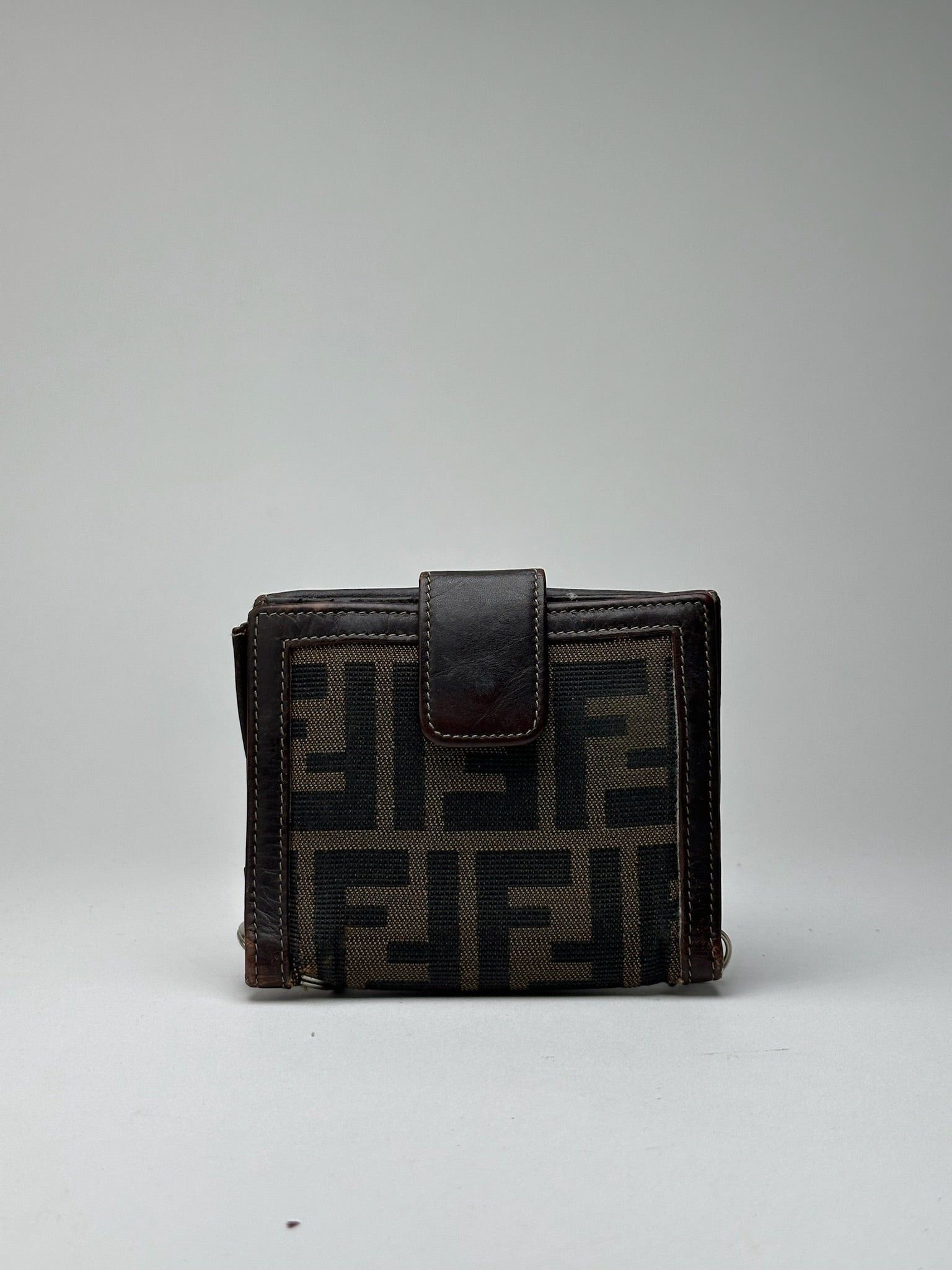 Fendi Vintage Roma Monogramm Wallet Brown Size ONE SIZE - 3 Thumbnail