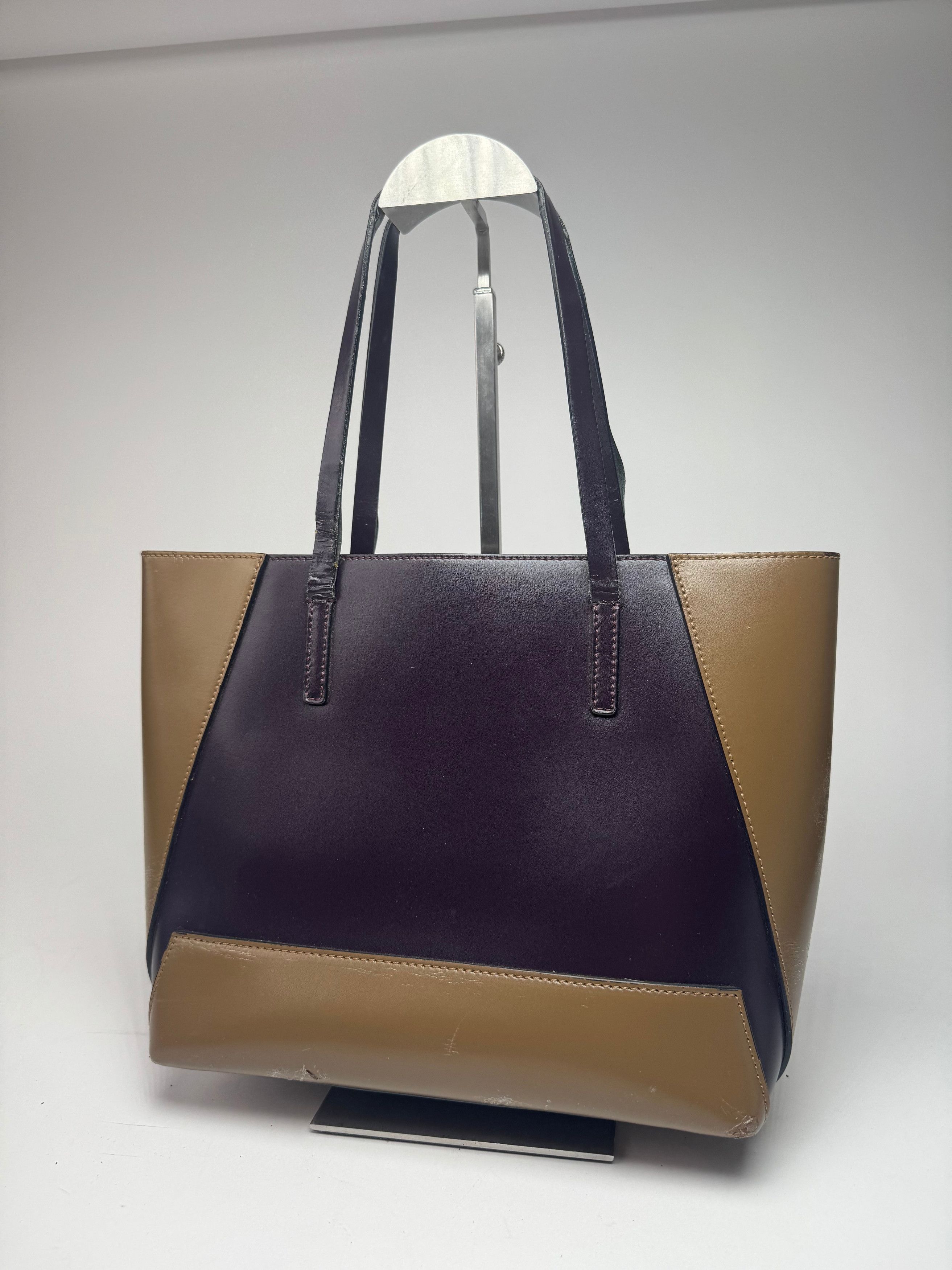 Marni Vintage Leather Bag purple khaki Size ONE SIZE - 2 Thumbnail