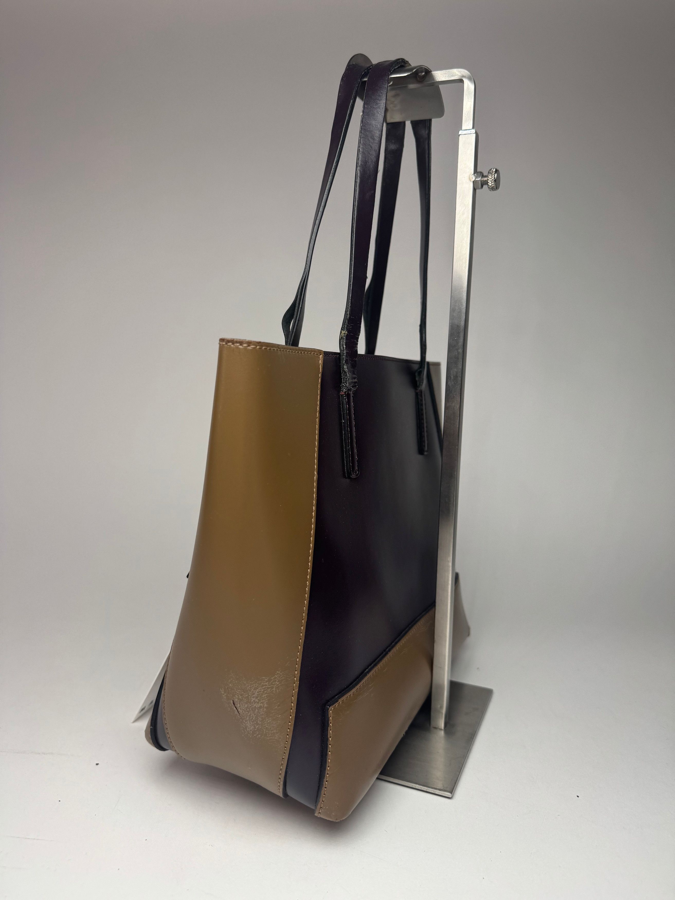 Marni Vintage Leather Bag purple khaki Size ONE SIZE - 11 Thumbnail