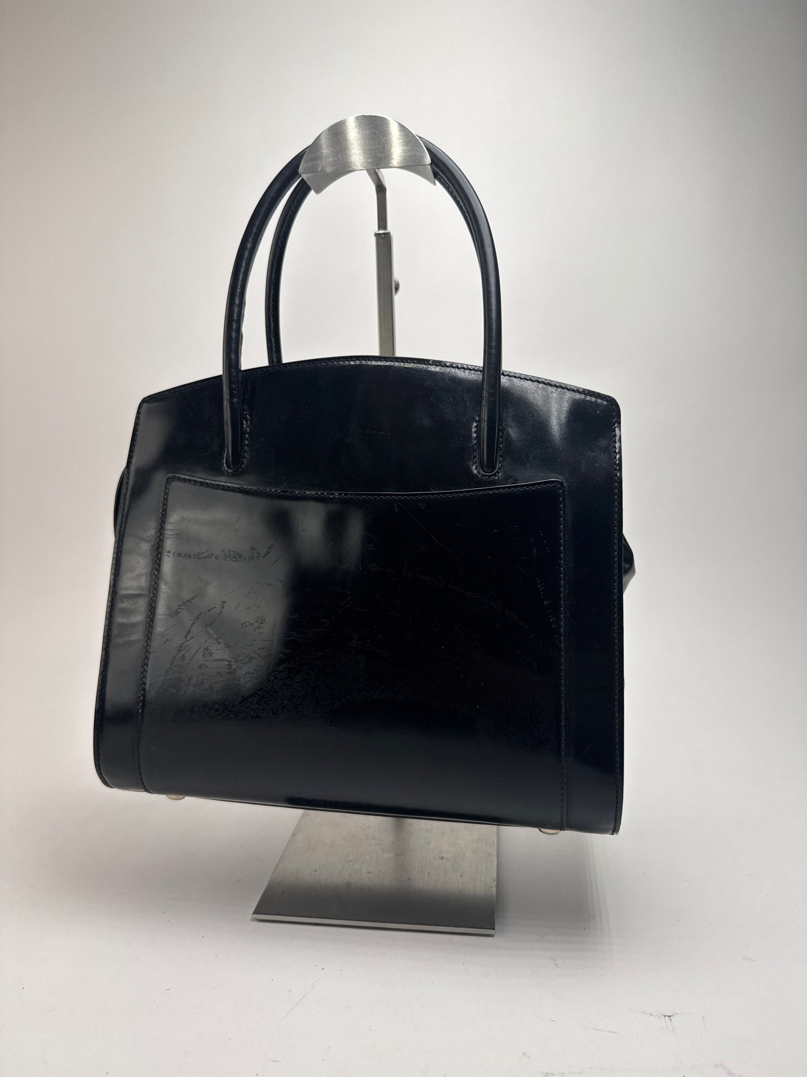 Celine Vintage Paris Patent Leather bag black Size ONE SIZE - 2 Thumbnail