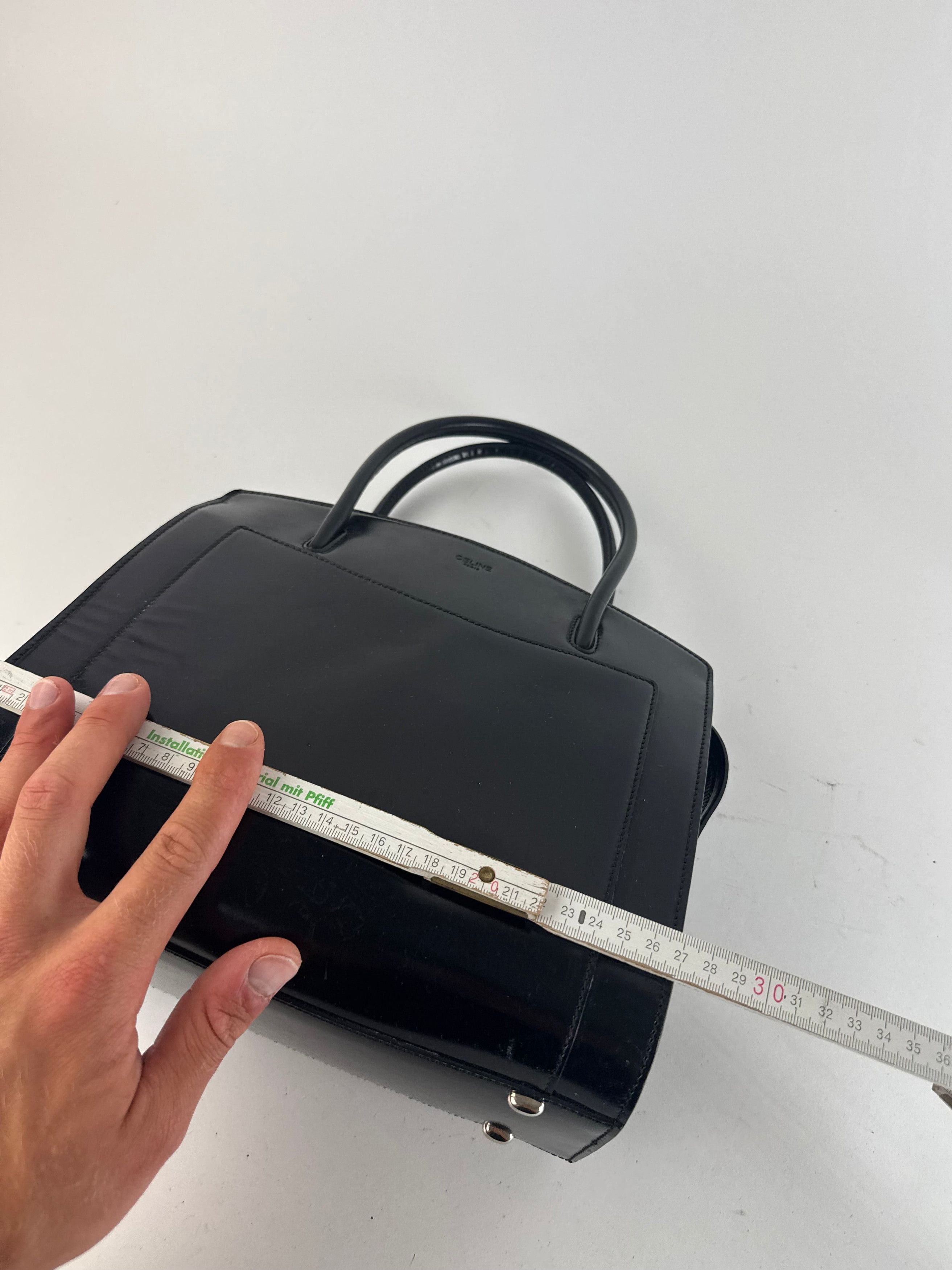 Celine Vintage Paris Patent Leather bag black Size ONE SIZE - 14 Thumbnail