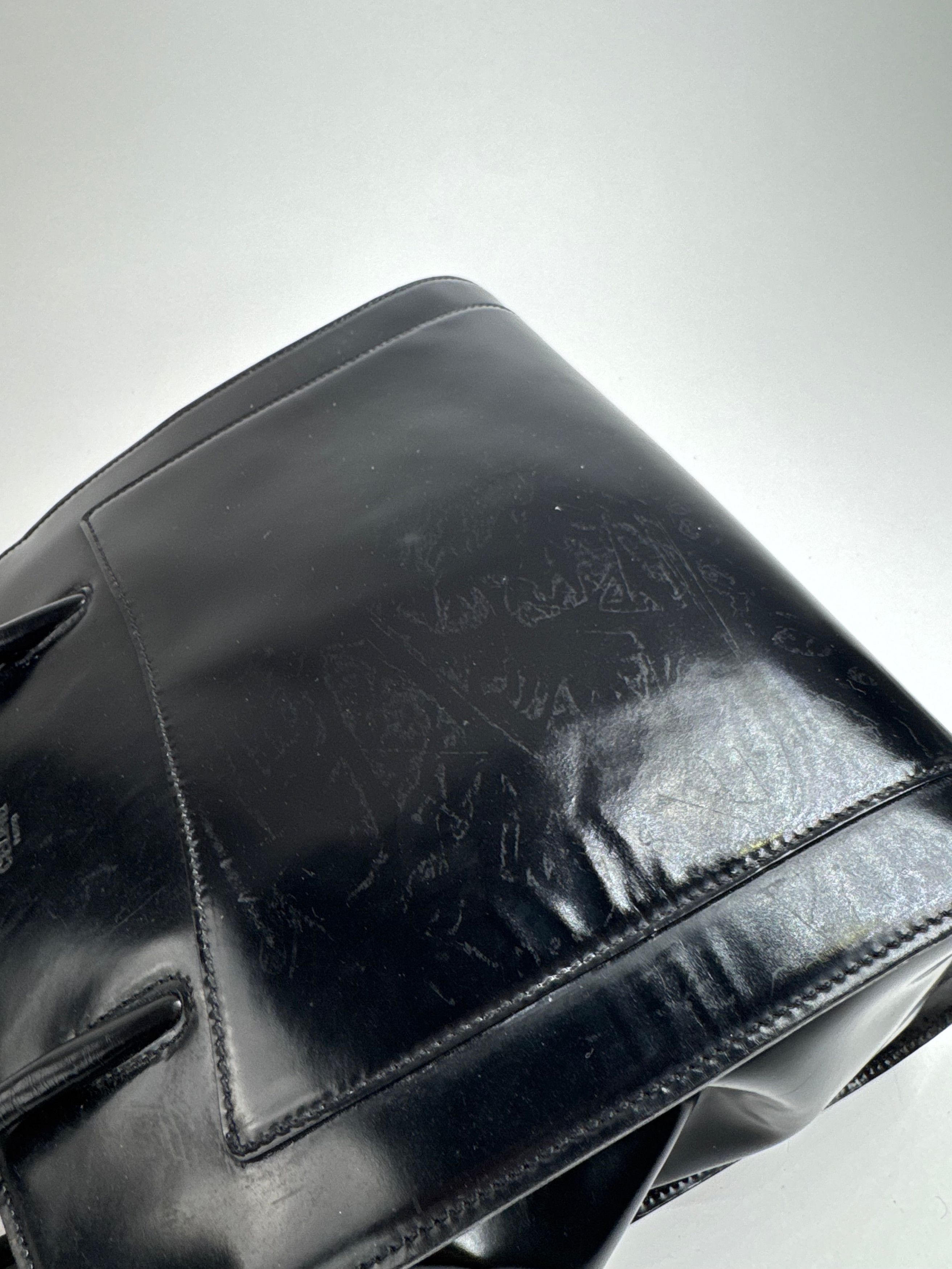Celine Vintage Paris Patent Leather bag black Size ONE SIZE - 12 Thumbnail