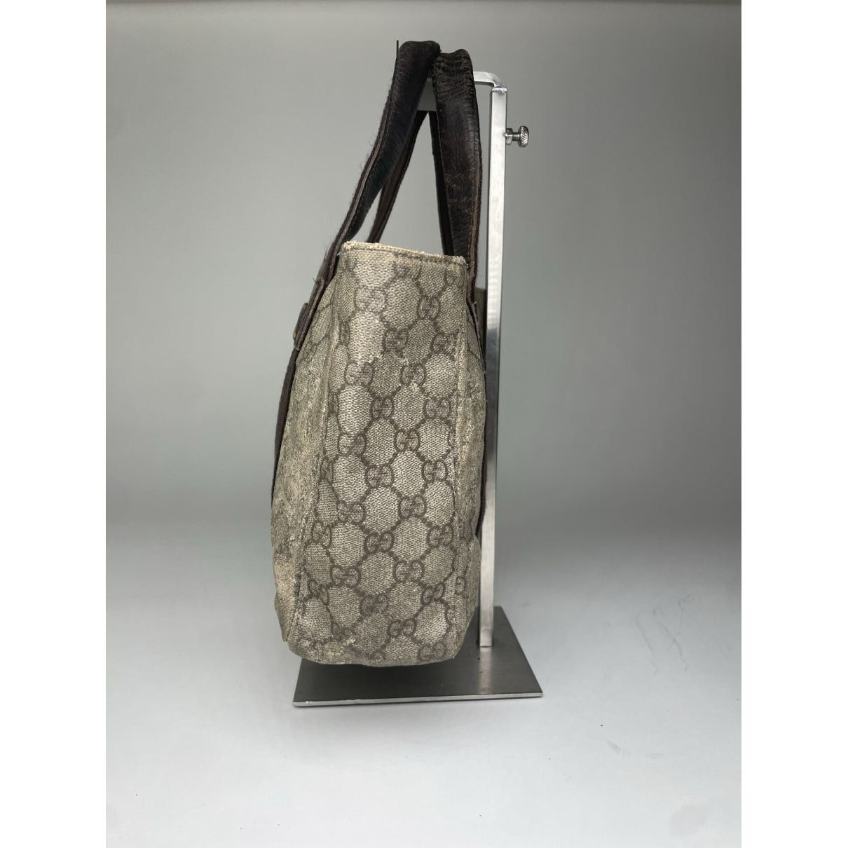 Gucci Ophidia Grey Leather Handbag Size ONE SIZE - 5 Thumbnail