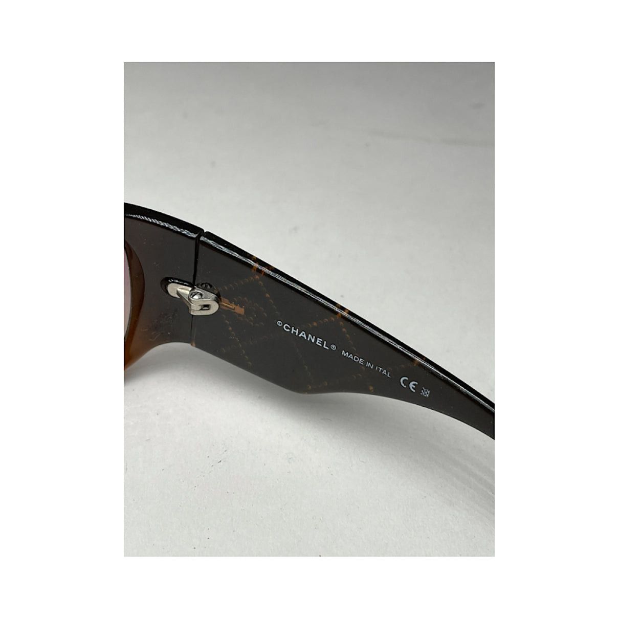 Chanel Brown Plastic Sunglasses Size ONE SIZE - 4 Thumbnail