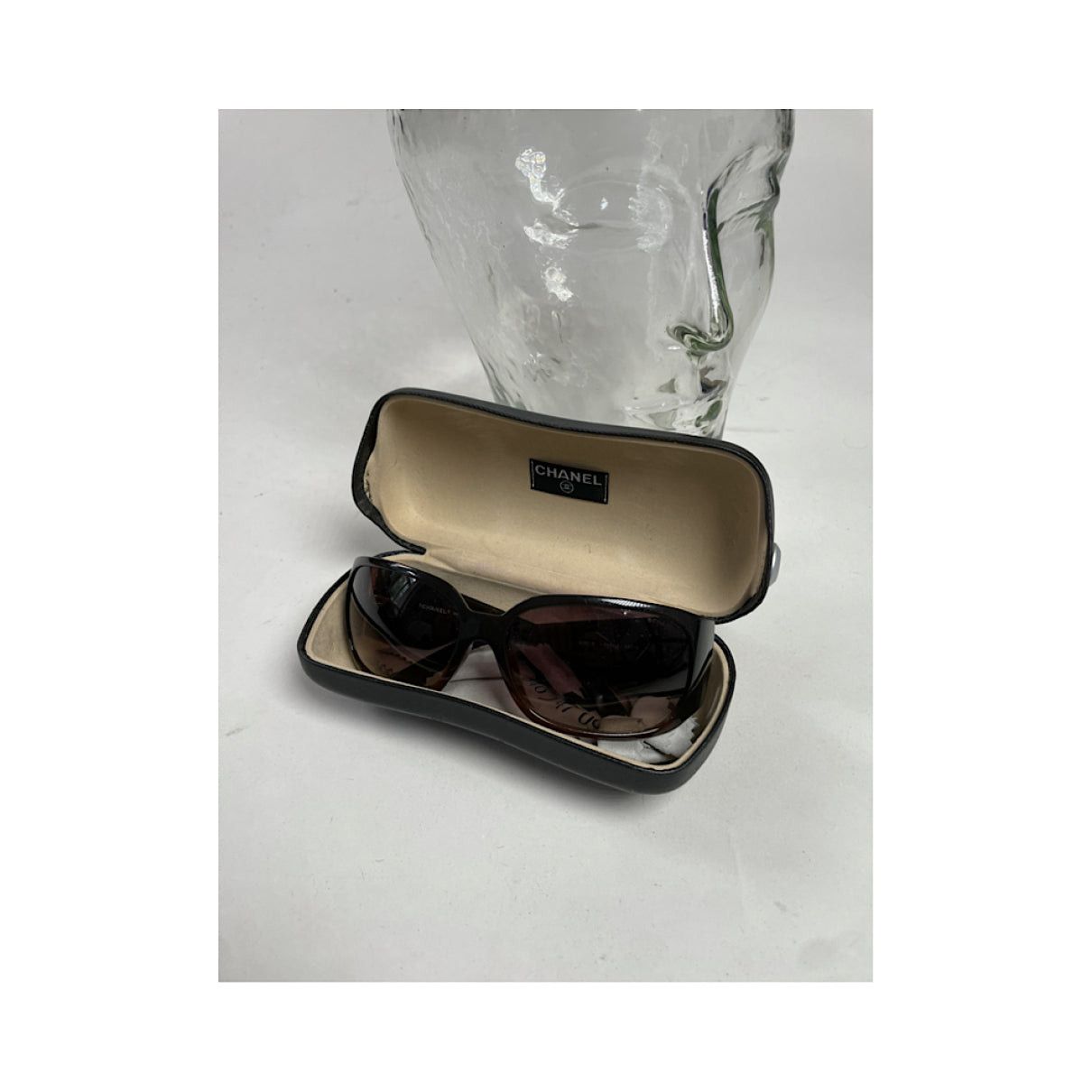 Chanel Brown Plastic Sunglasses Size ONE SIZE - 2 Thumbnail