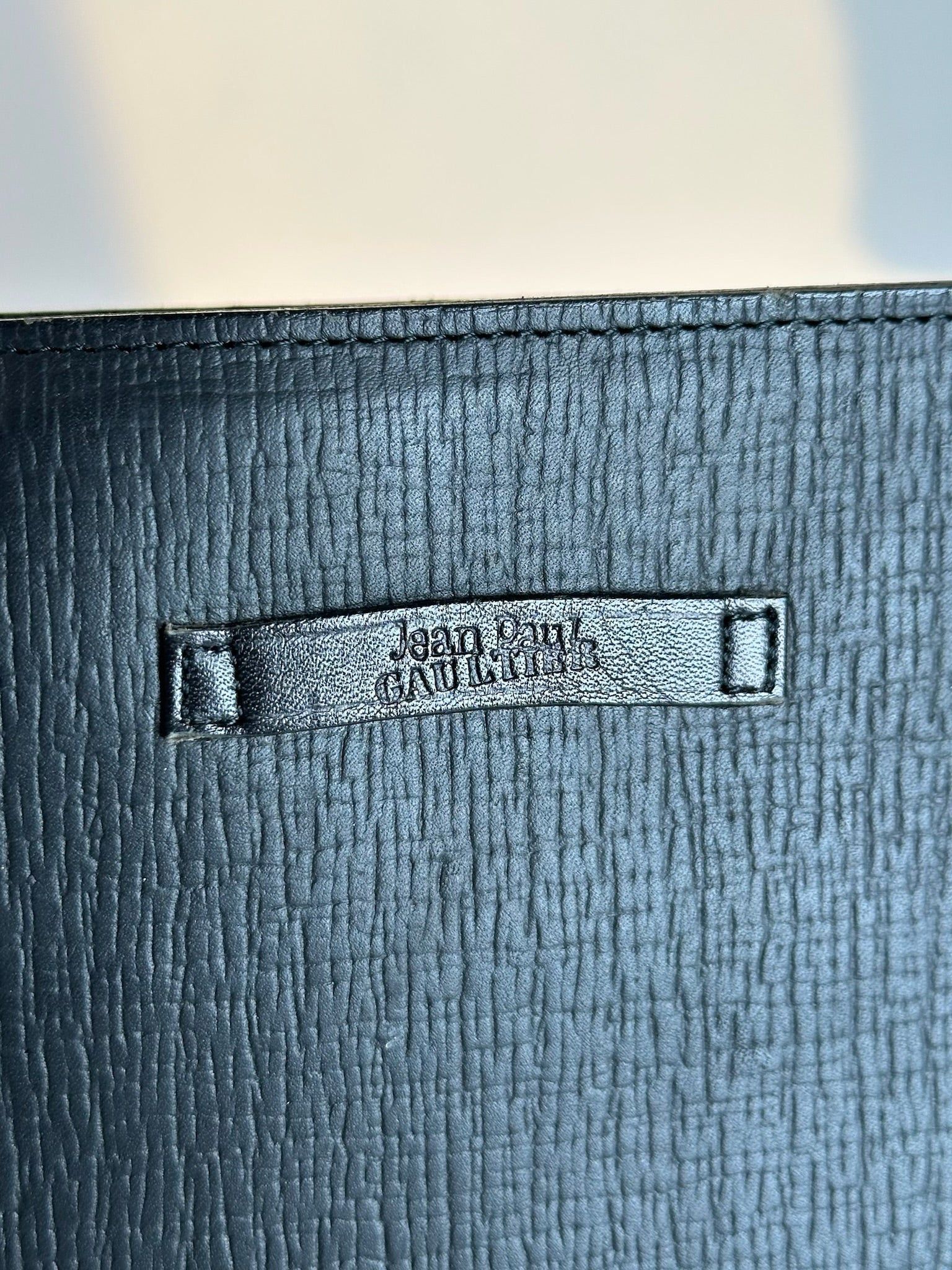 Jean Paul Gaultier Vintage Leather Bag Black Size ONE SIZE - 2 Thumbnail