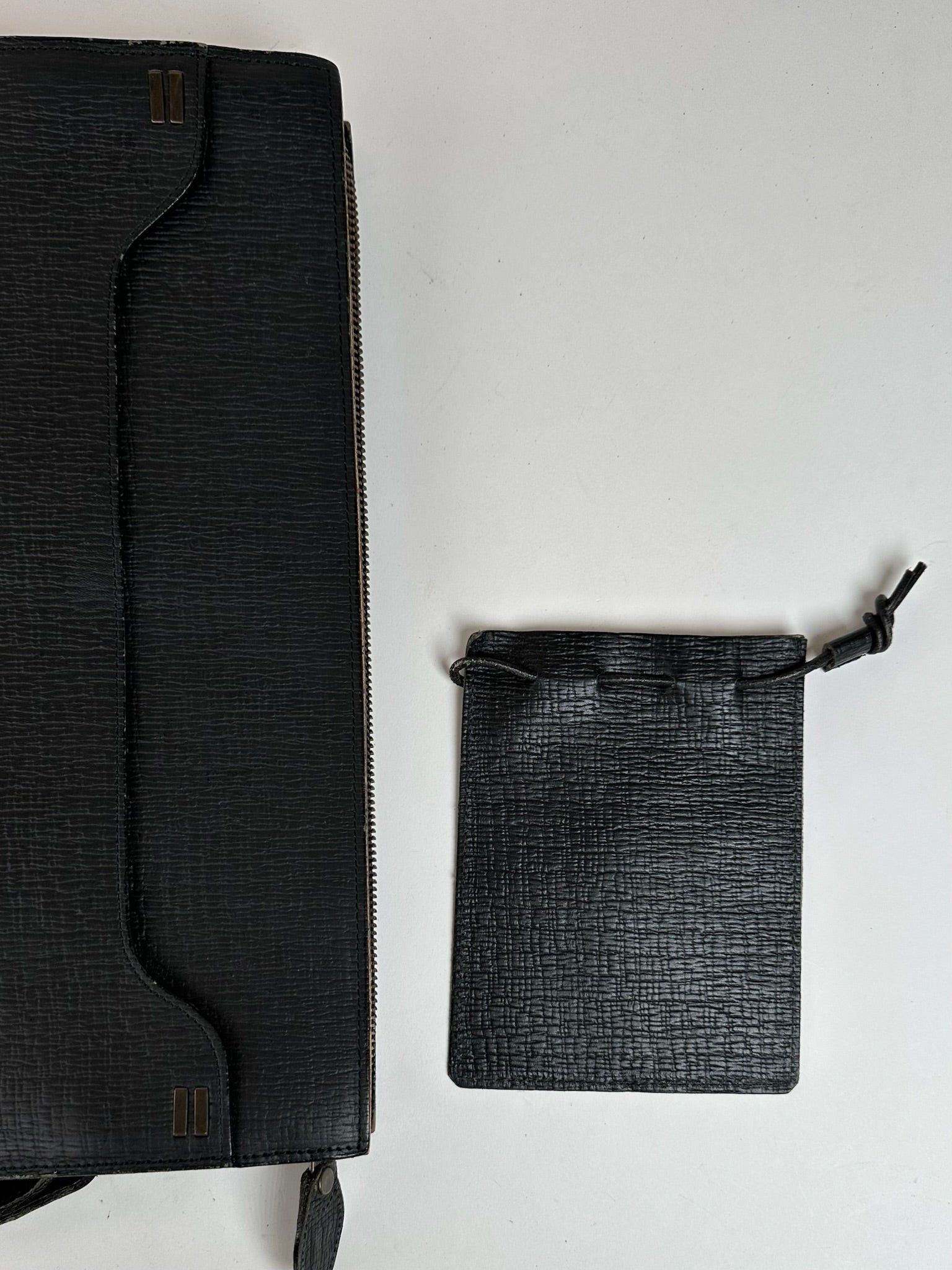 Jean Paul Gaultier Vintage Leather Bag Black Size ONE SIZE - 6 Thumbnail