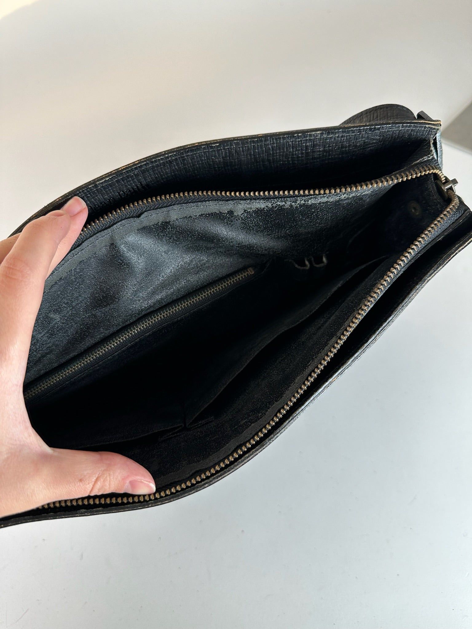 Jean Paul Gaultier Vintage Leather Bag Black Size ONE SIZE - 7 Thumbnail