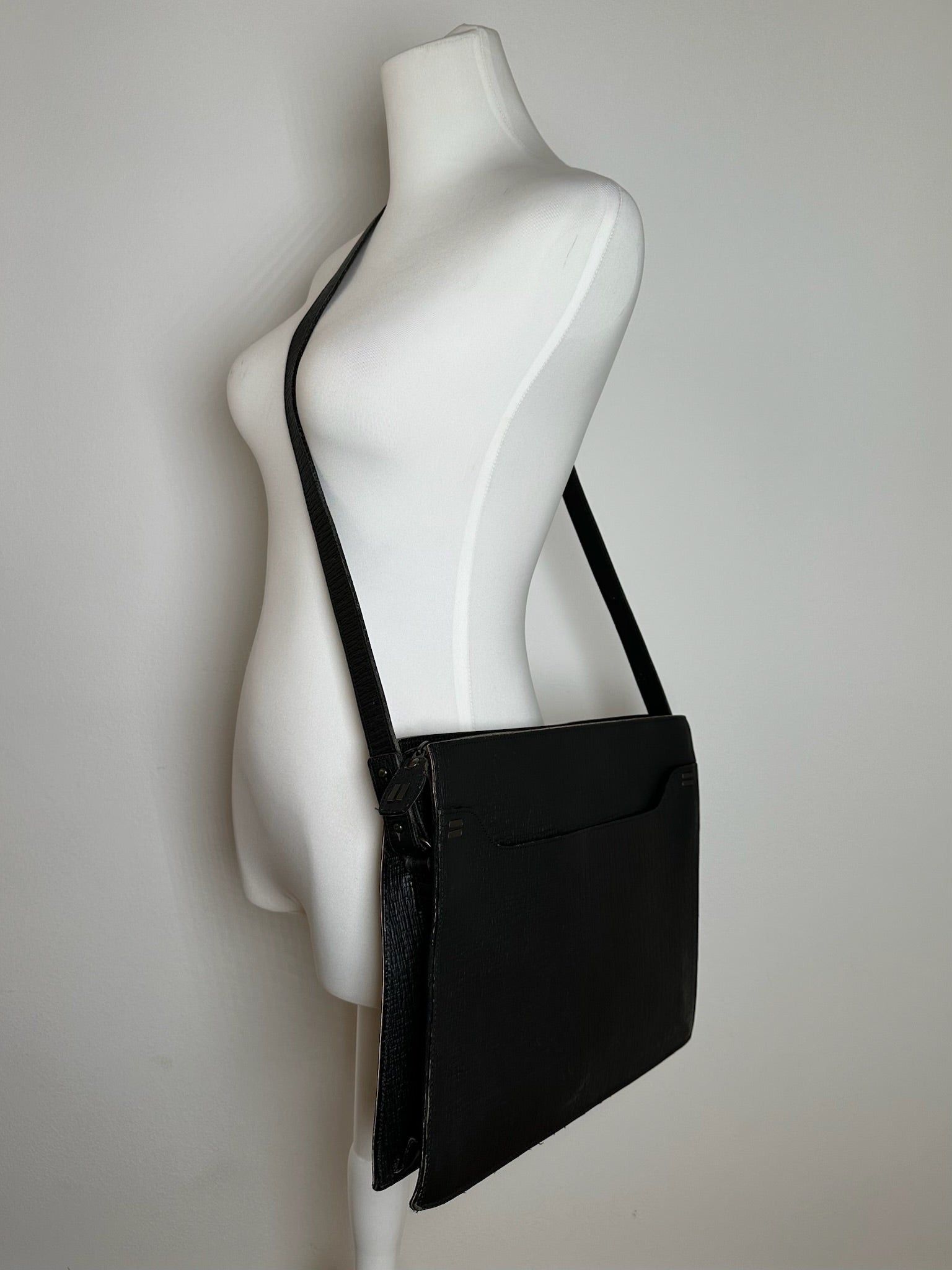 Jean Paul Gaultier Vintage Leather Bag Black Size ONE SIZE - 3 Thumbnail