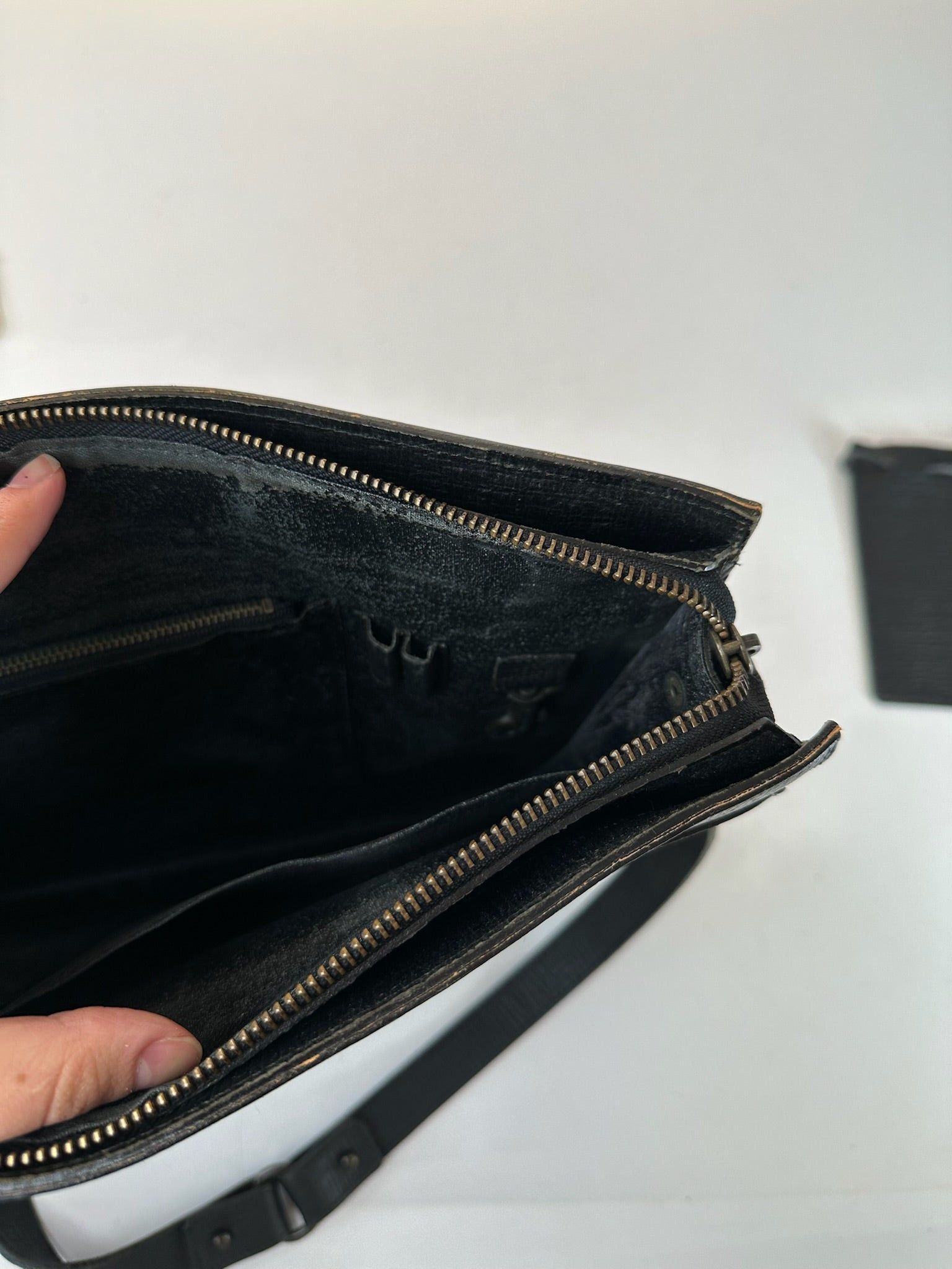 Jean Paul Gaultier Vintage Leather Bag Black Size ONE SIZE - 5 Thumbnail