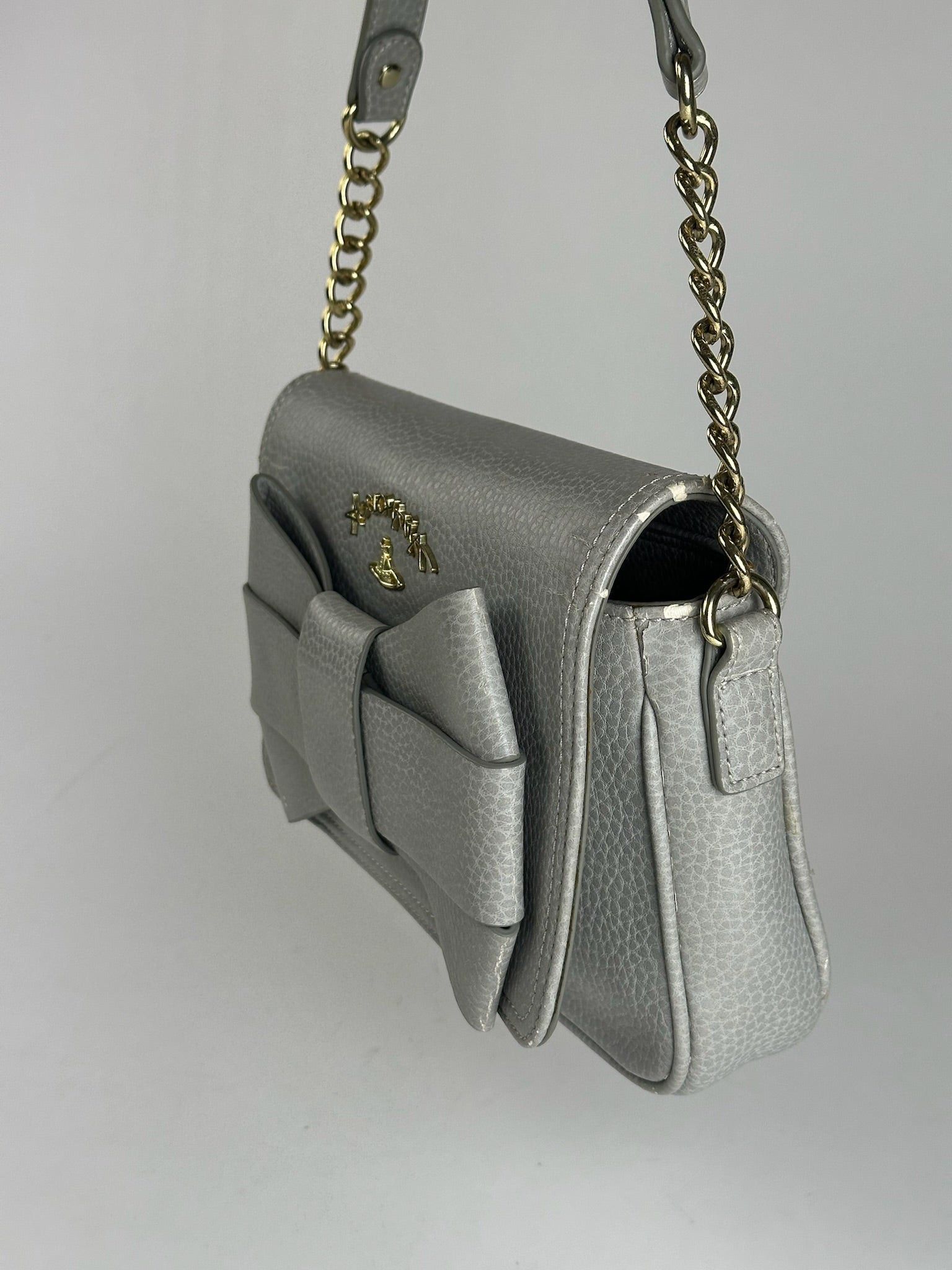 Vivienne Westwood Vintage Vegan Leather Bag Grey Size ONE SIZE - 11 Thumbnail