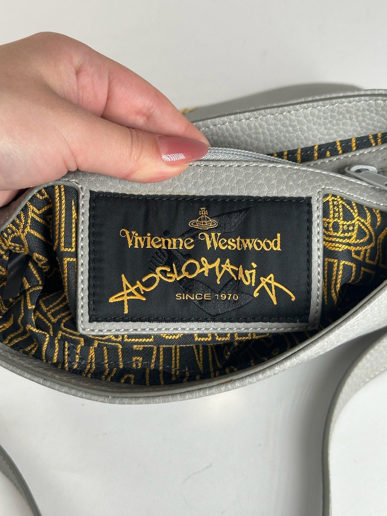 Vivienne Westwood Vintage Vegan Leather Bag Grey Size ONE SIZE - 5 Thumbnail