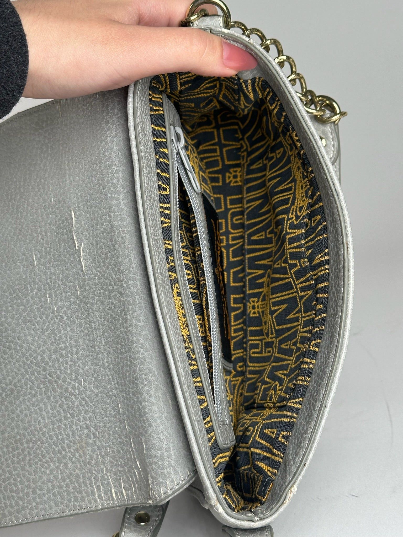 Vivienne Westwood Vintage Vegan Leather Bag Grey Size ONE SIZE - 6 Thumbnail