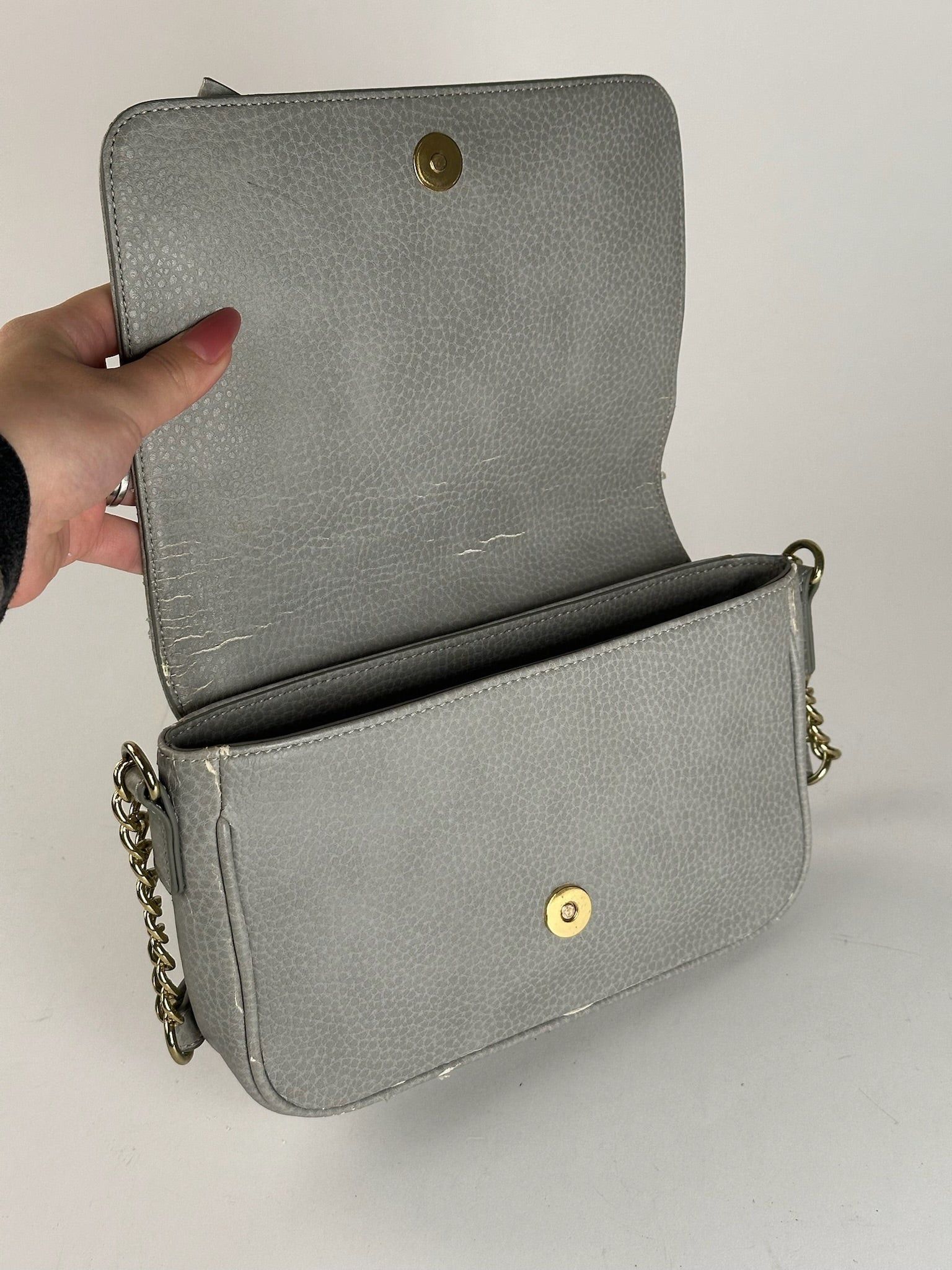 Vivienne Westwood Vintage Vegan Leather Bag Grey Size ONE SIZE - 8 Thumbnail