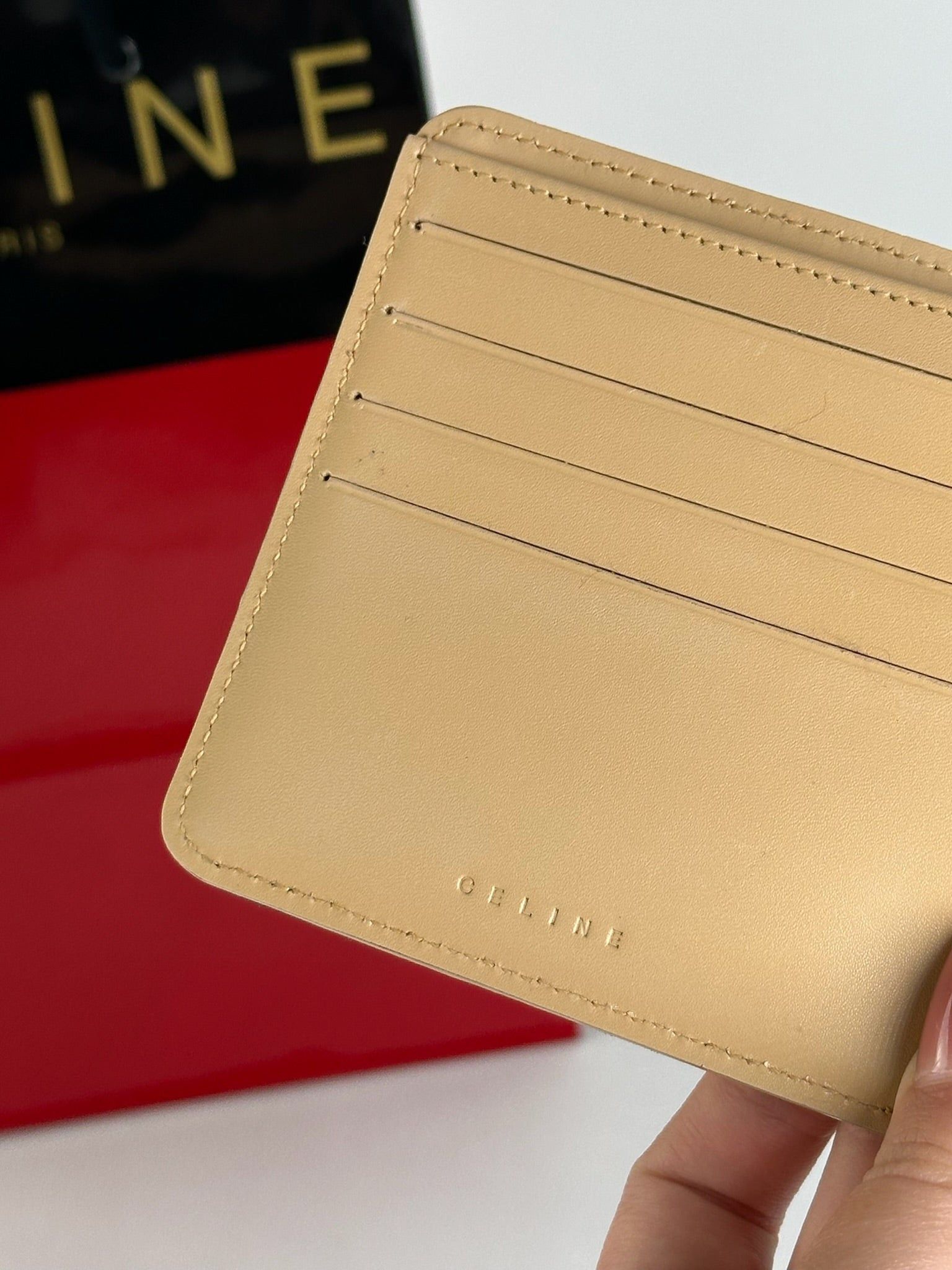 Celine Vintage Paris Leather Card Holder monogram Size ONE SIZE - 5 Thumbnail