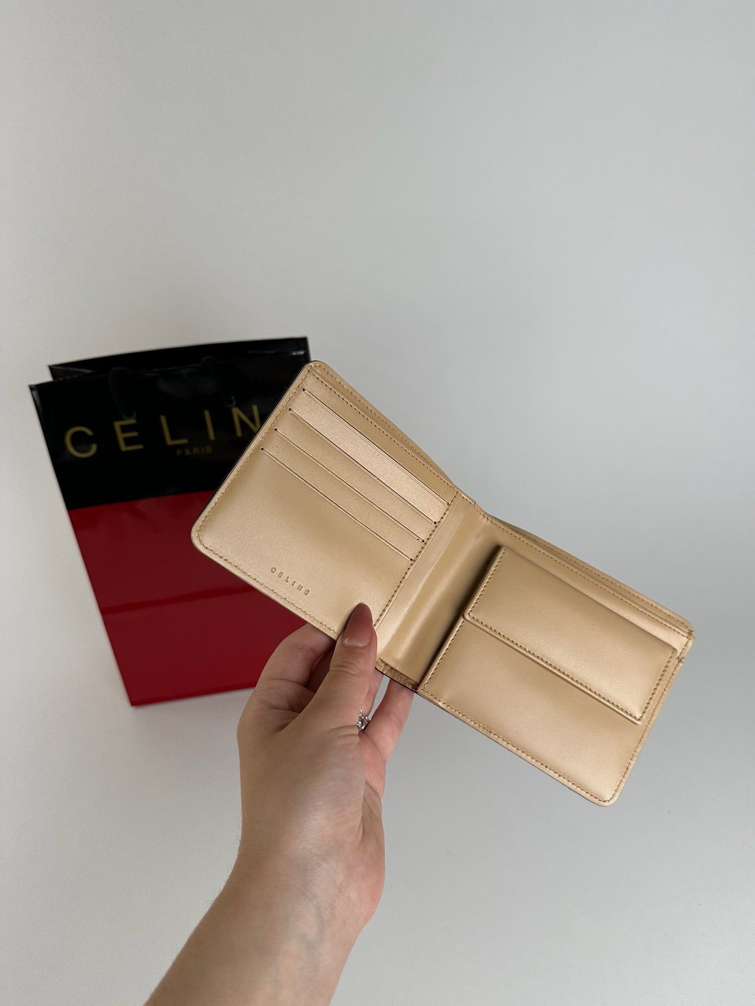 Celine Vintage Paris Leather Card Holder monogram Size ONE SIZE - 7 Thumbnail