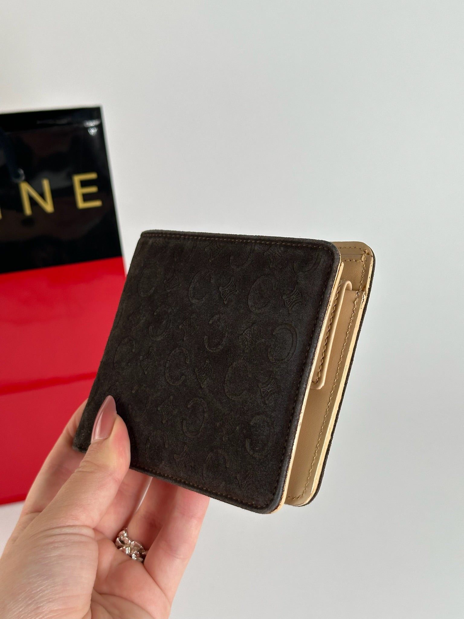 Celine Vintage Paris Leather Card Holder monogram Size ONE SIZE - 9 Thumbnail