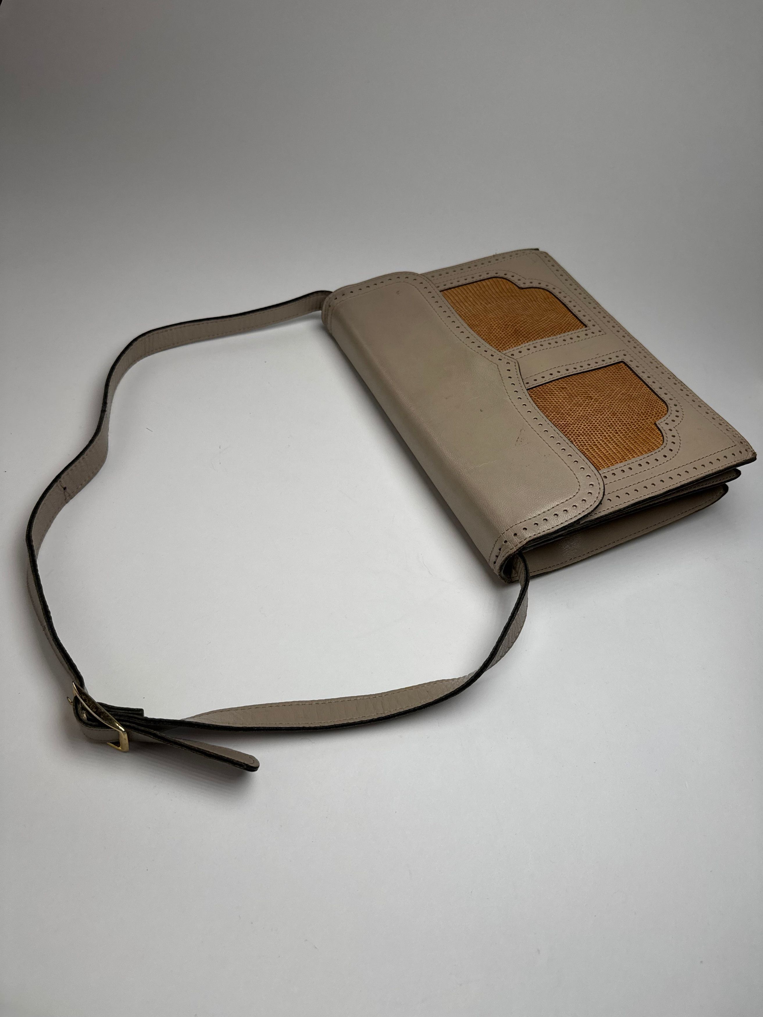 Other Vintage Yves Saint Laurent 2 Way Leather Bag Y-Satchel Size ONE SIZE - 5 Thumbnail