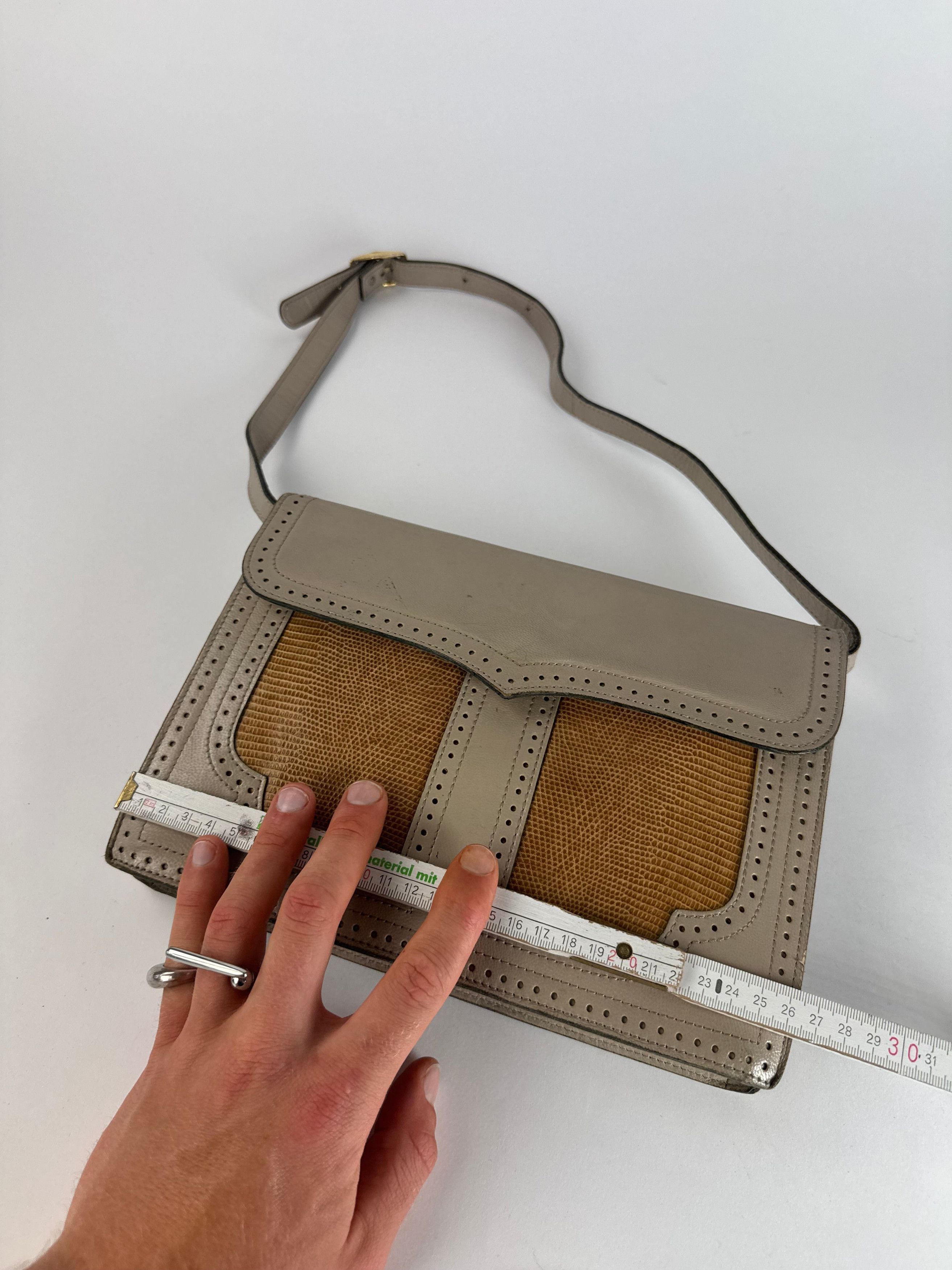 Other Vintage Yves Saint Laurent 2 Way Leather Bag Y-Satchel Size ONE SIZE - 11 Thumbnail