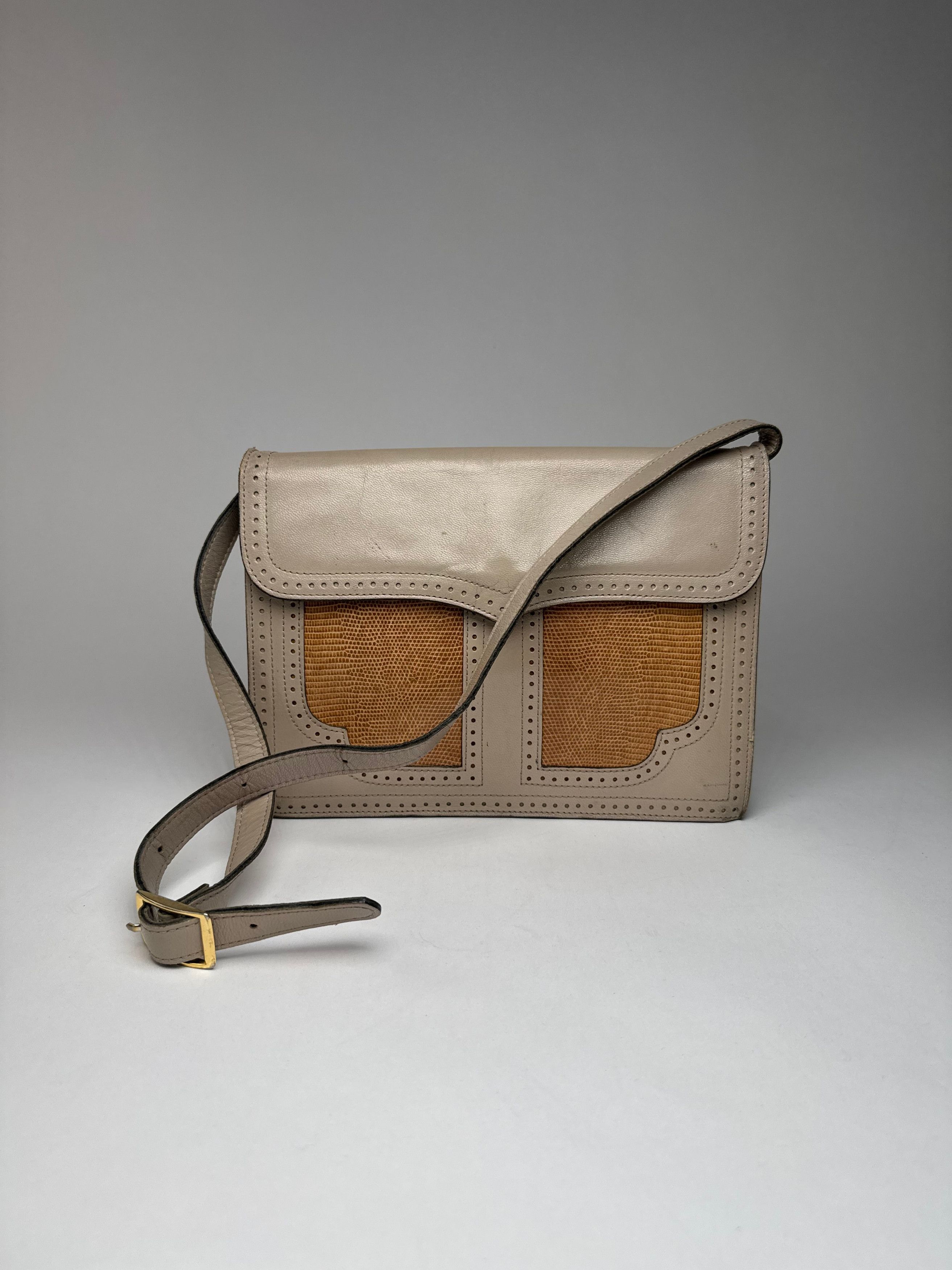 Other Vintage Yves Saint Laurent 2 Way Leather Bag Y-Satchel Size ONE SIZE - 7 Thumbnail