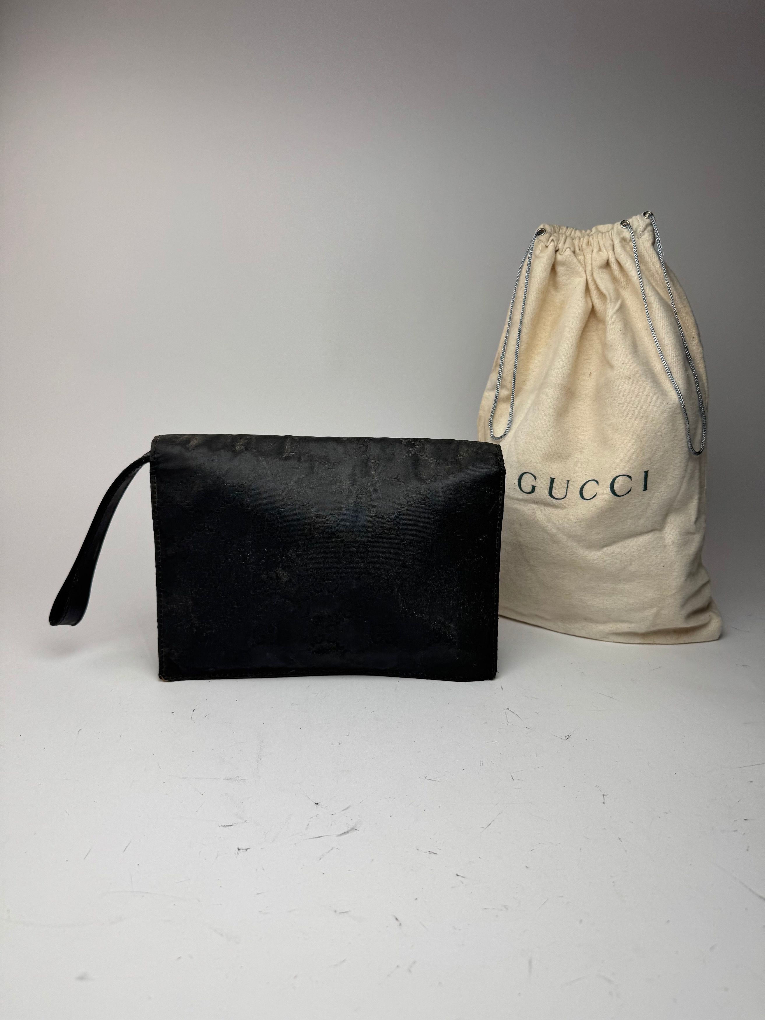 Gucci Vintage Monogramm Clutch Black Size ONE SIZE - 2 Thumbnail