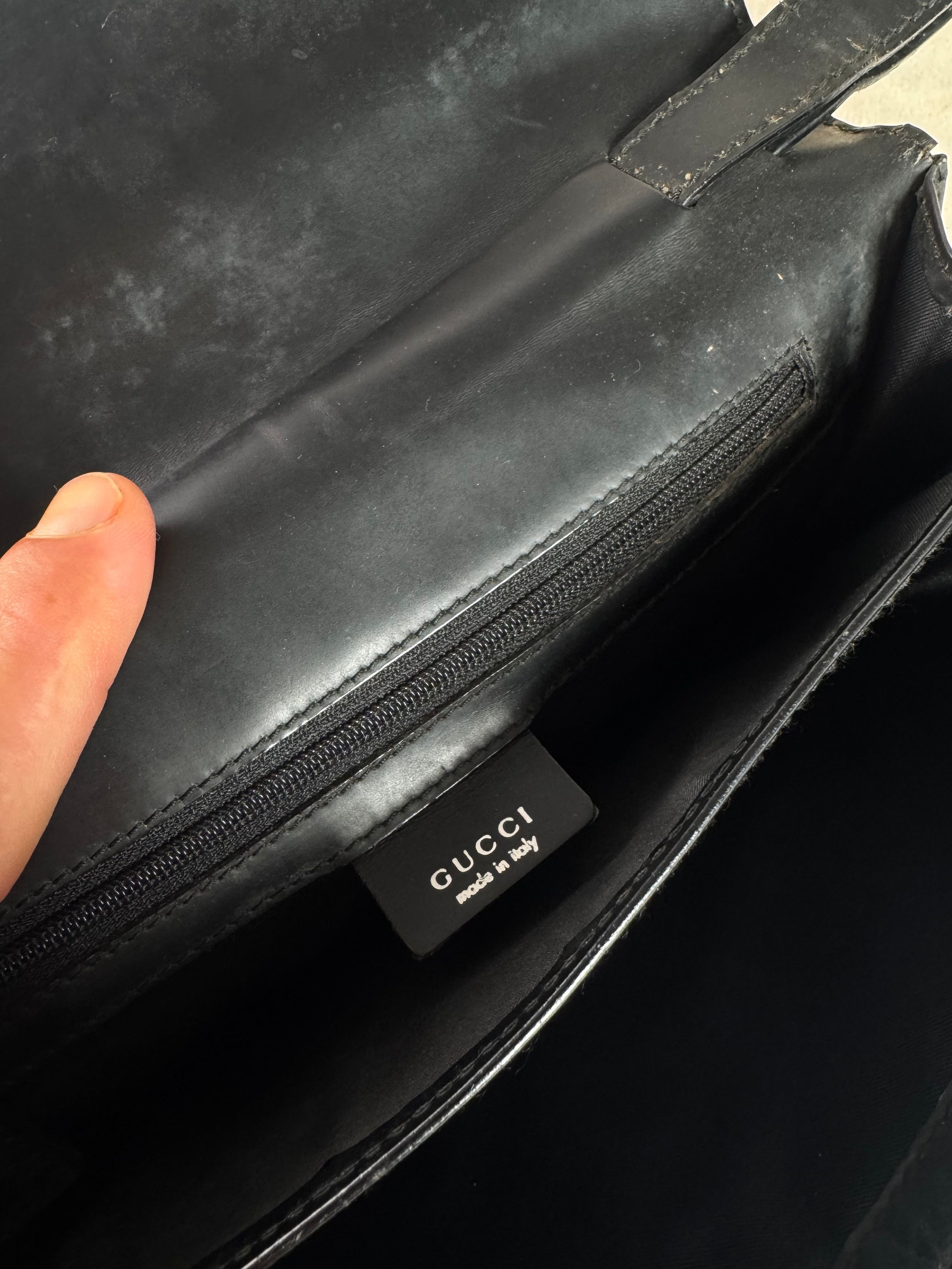 Gucci Vintage Monogramm Clutch Black Size ONE SIZE - 4 Thumbnail